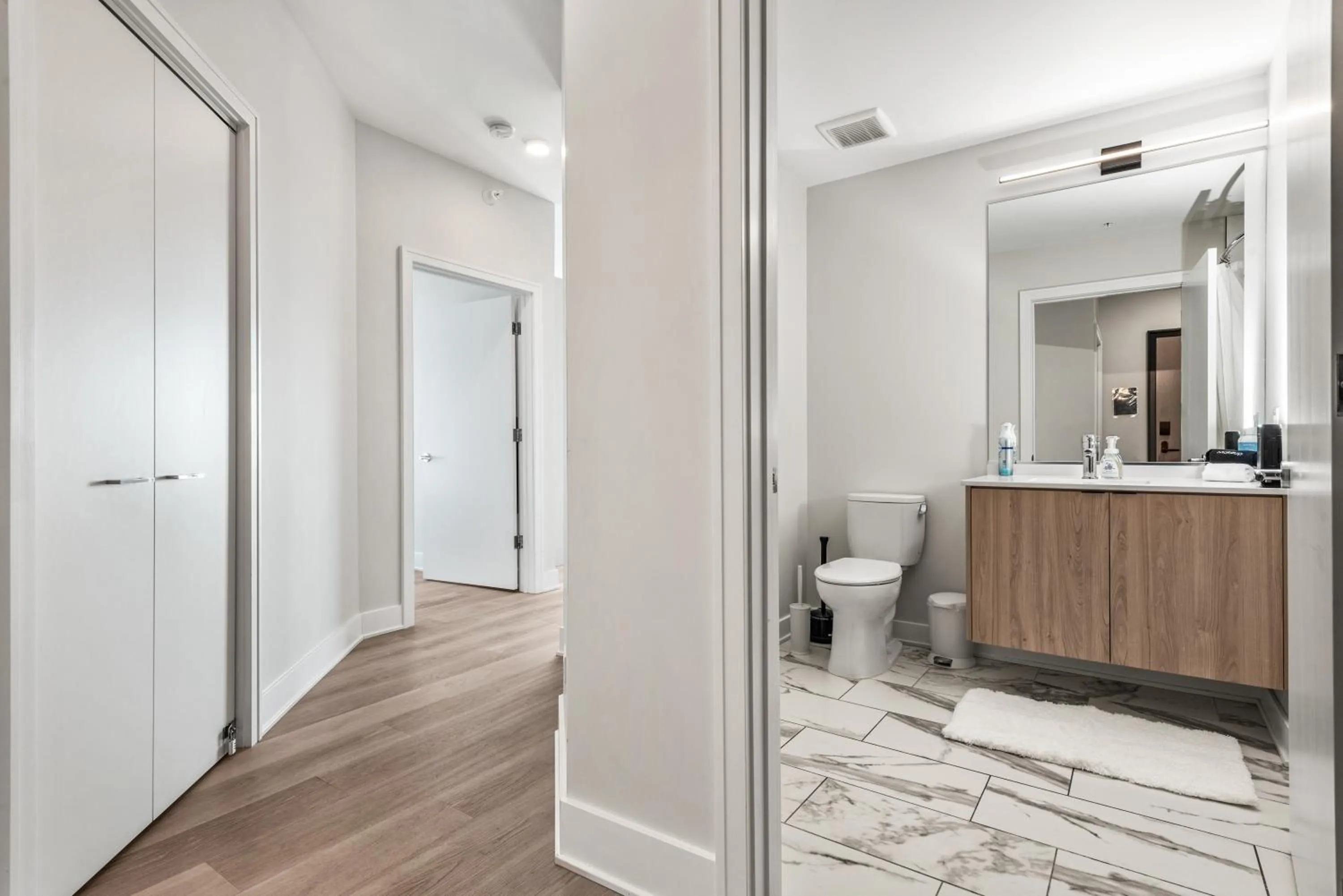 Shower in Avra Stylish Apartments Prime West Loop Location Near Union Park