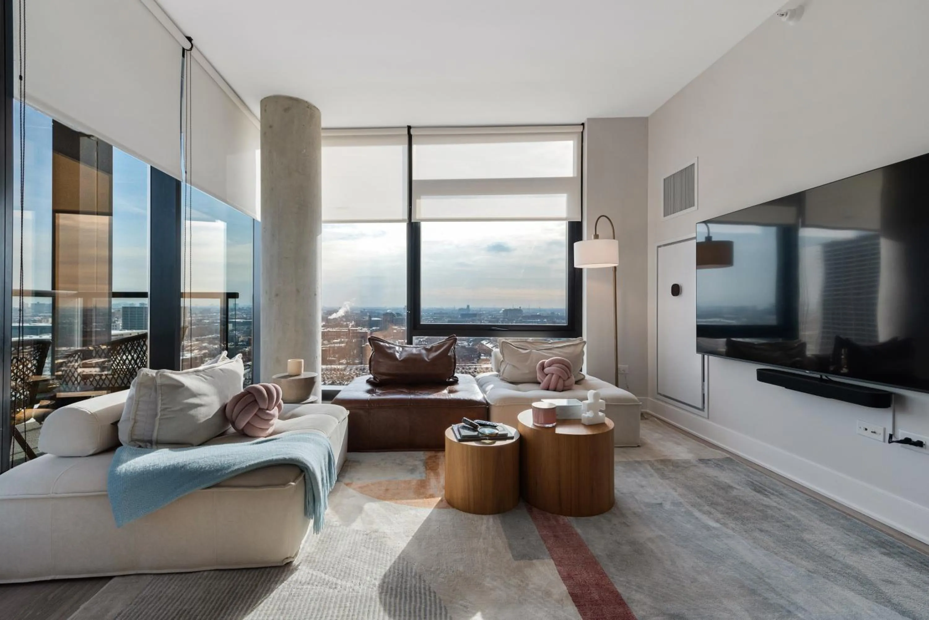 TV and multimedia in Avra Stylish Apartments Prime West Loop Location Near Union Park