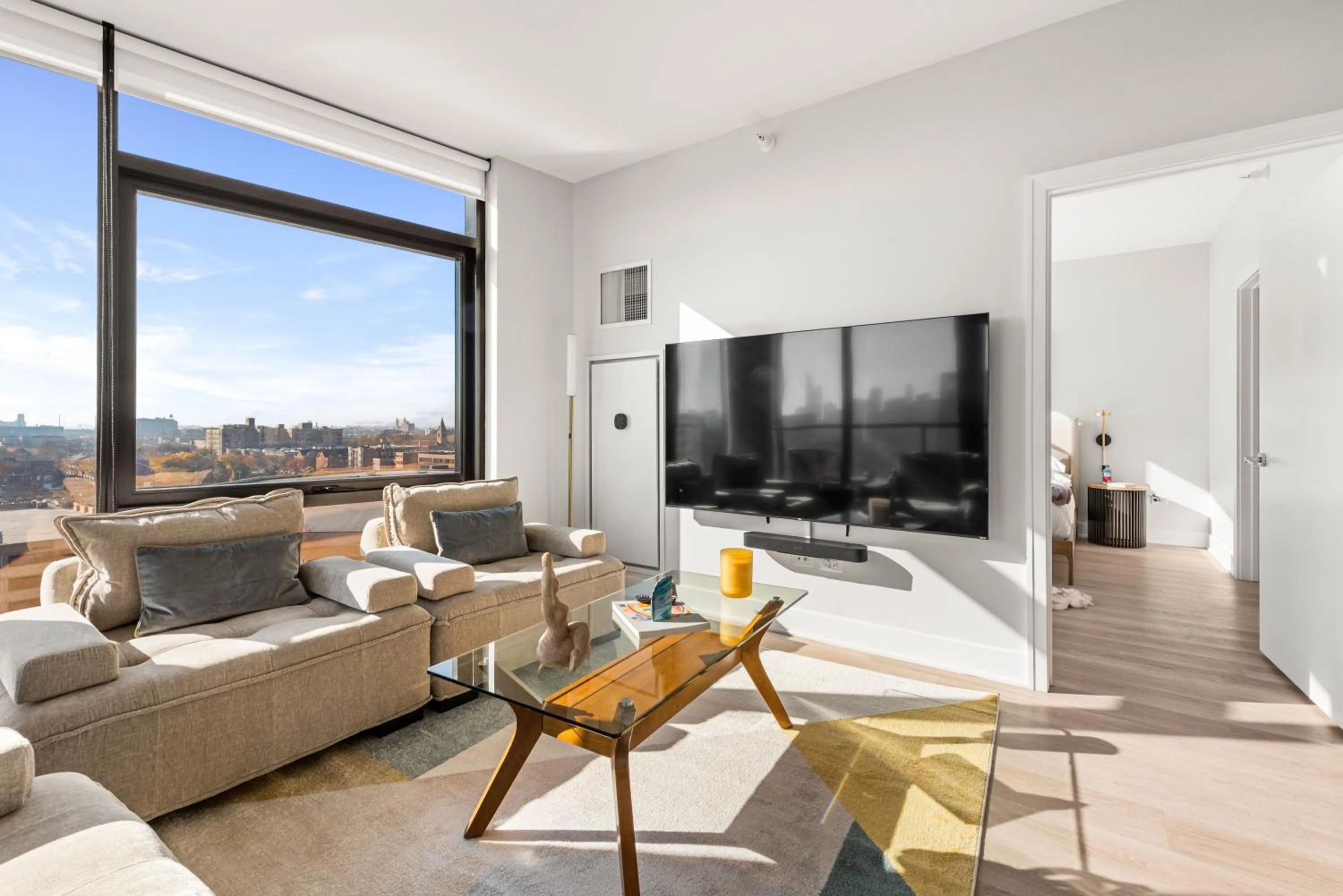 TV and multimedia in Avra Stylish Apartments Prime West Loop Location Near Union Park