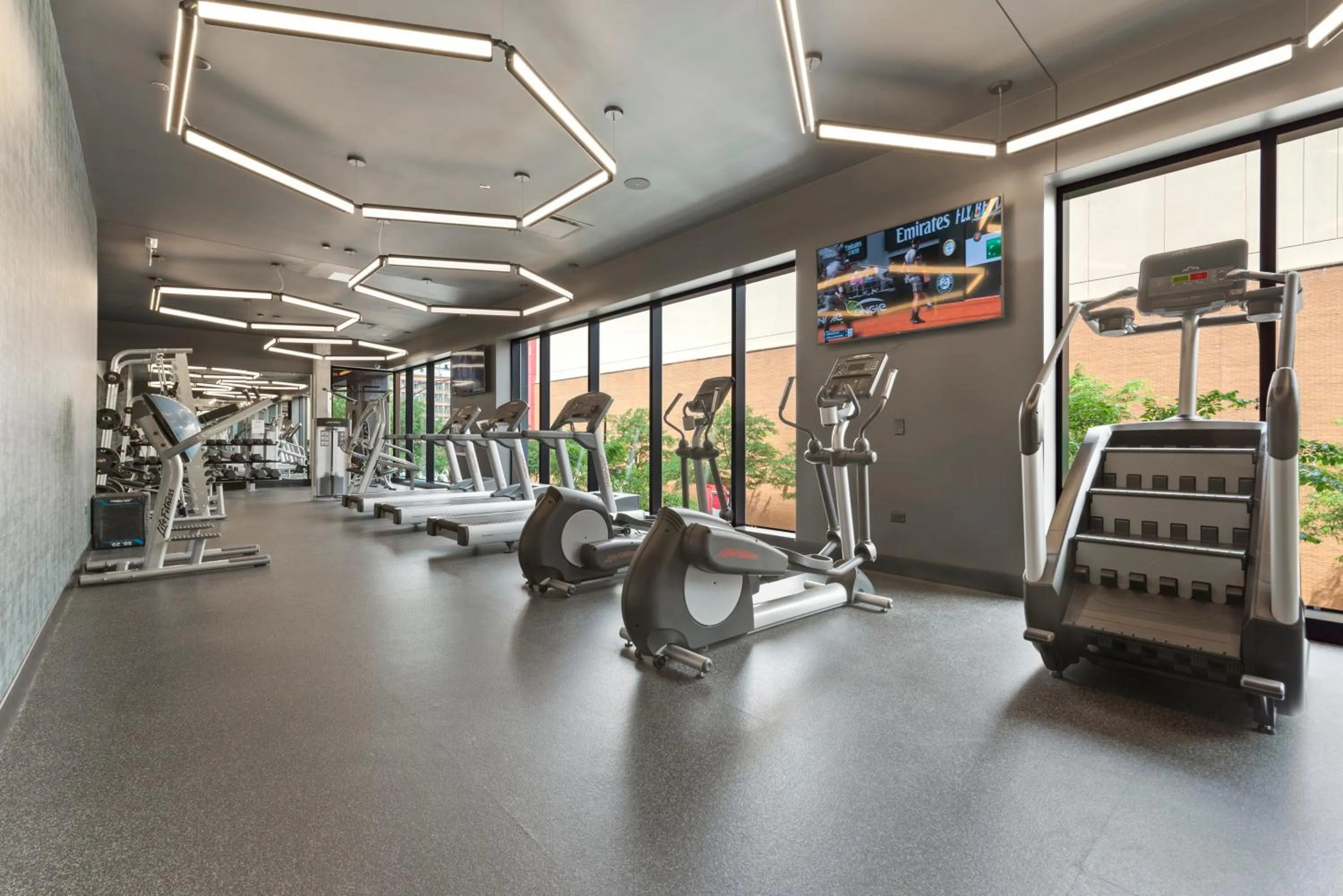 Fitness centre/facilities in Avra Stylish Apartments Prime West Loop Location Near Union Park