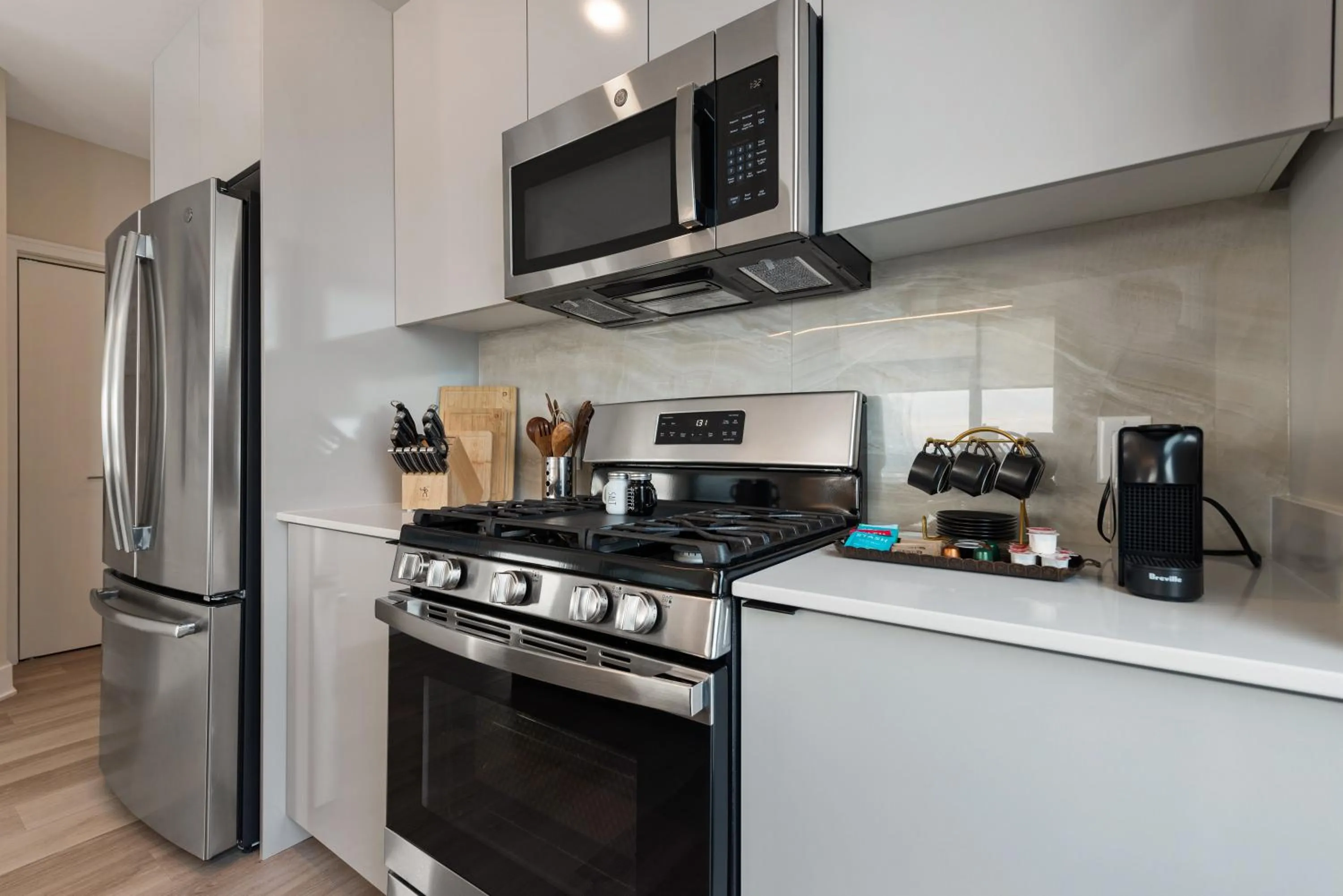 Coffee/tea facilities in Avra Stylish Apartments Prime West Loop Location Near Union Park