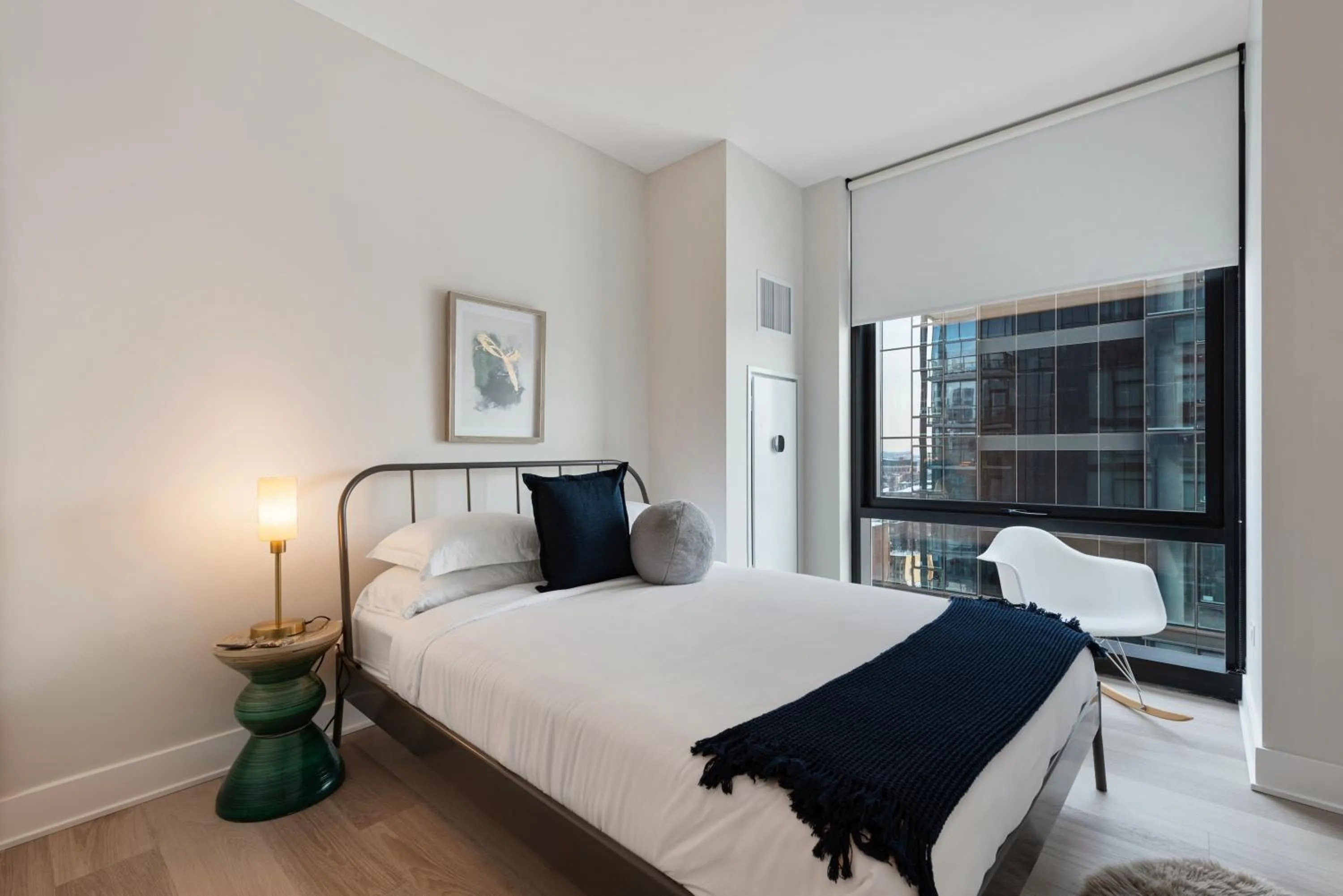 Bedroom, Bed in Avra Stylish Apartments Prime West Loop Location Near Union Park