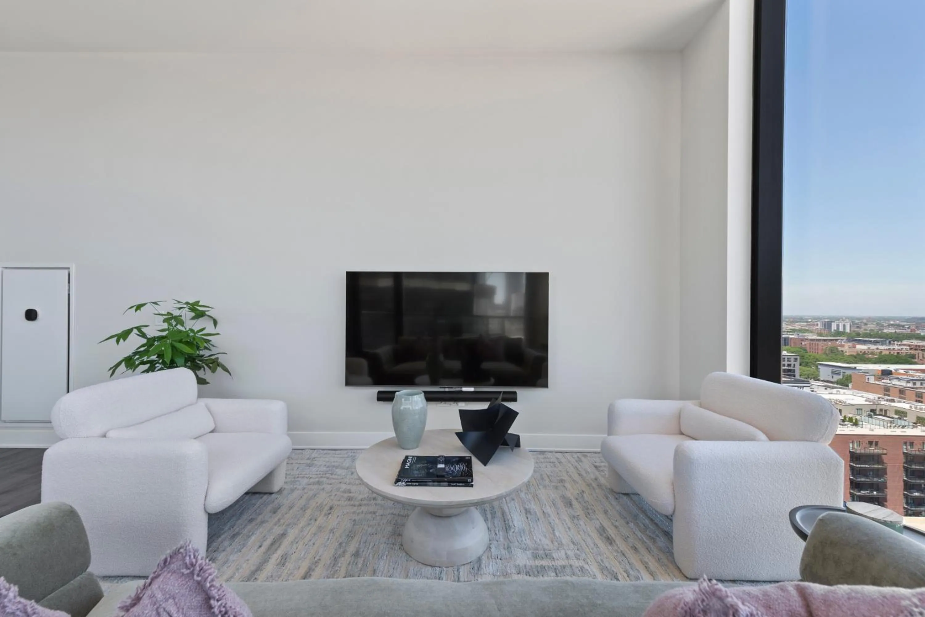 TV and multimedia in Avra Stylish Apartments Prime West Loop Location Near Union Park