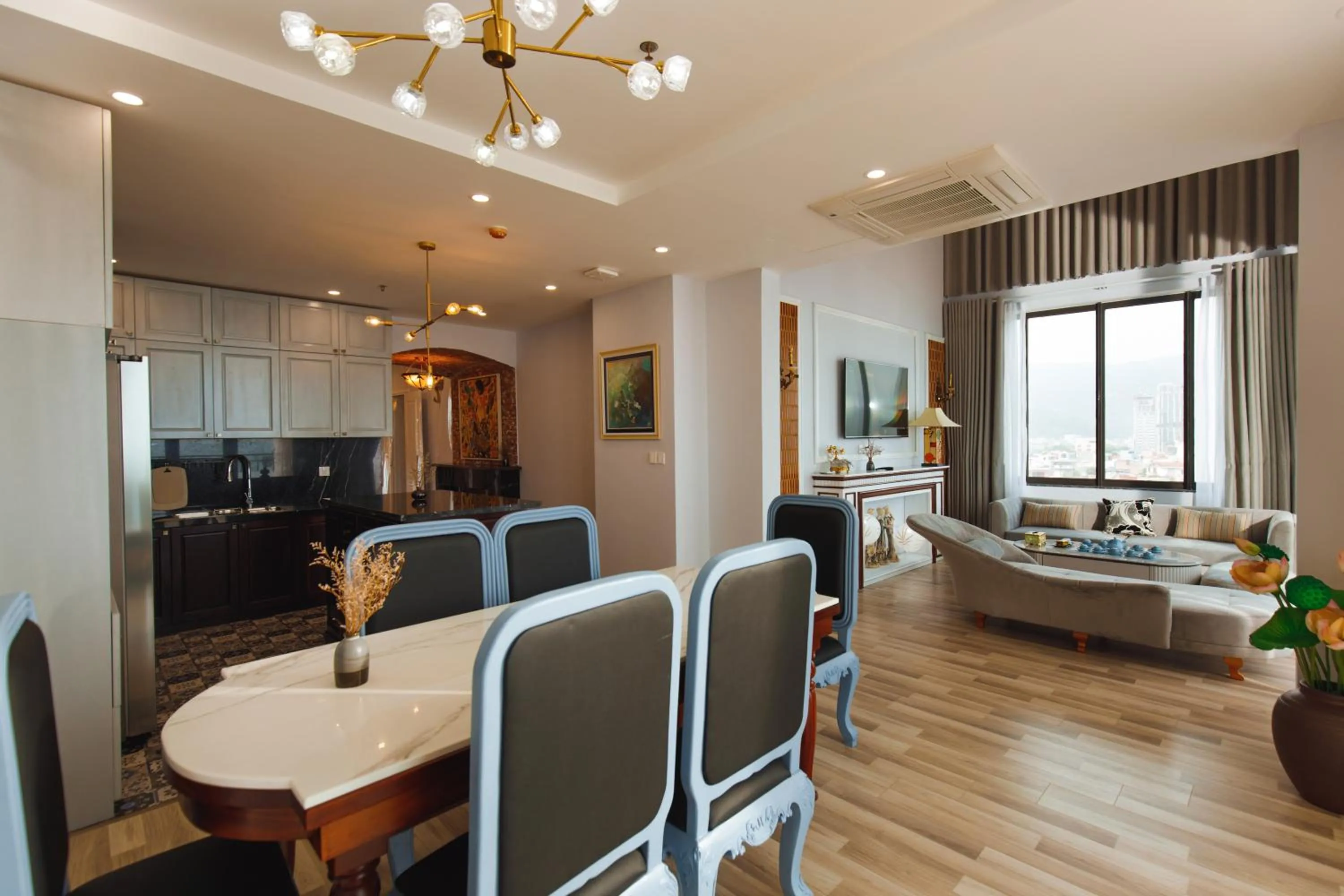 Kitchen or kitchenette in Mercury Beach DaNang