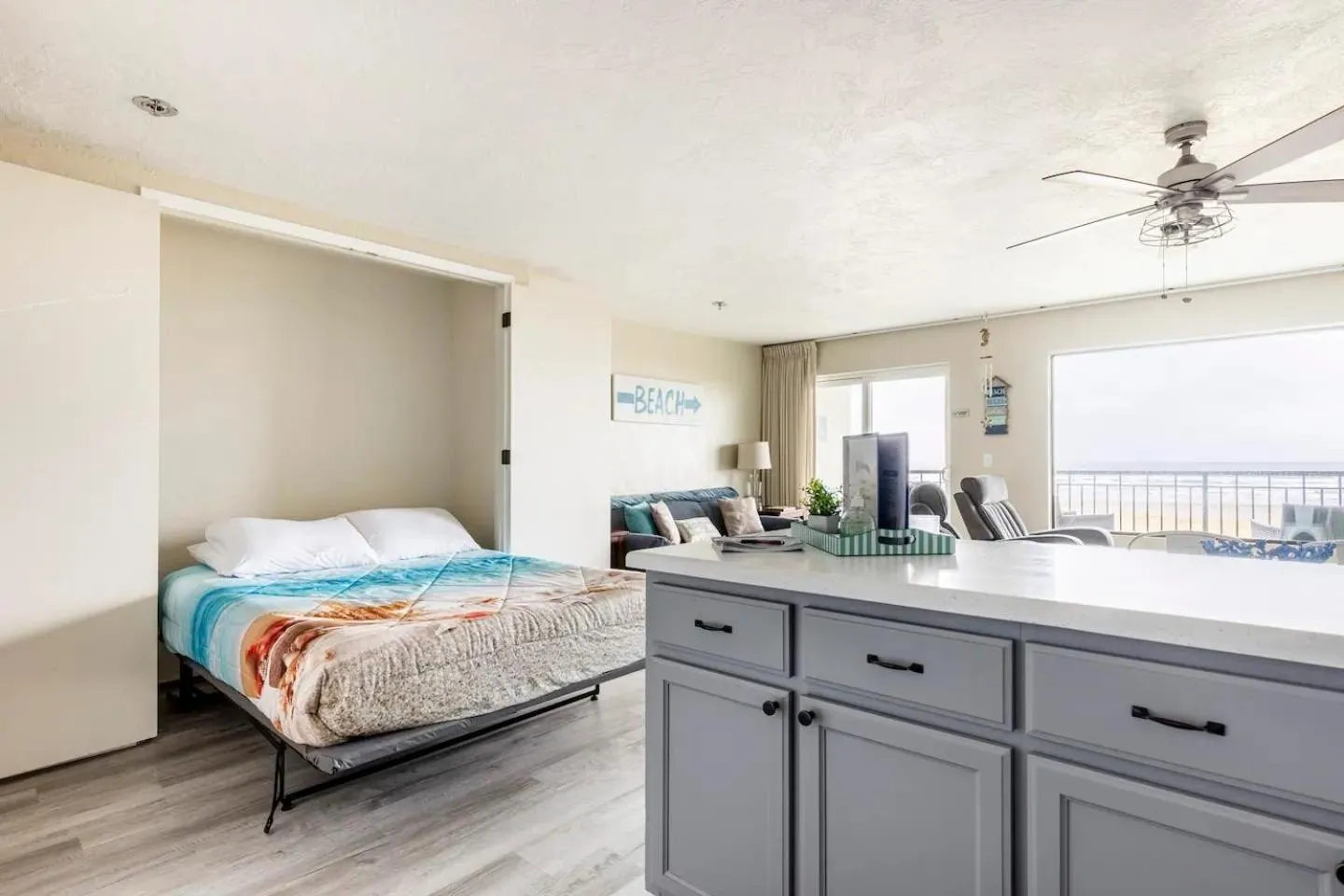Bed in Sand Dollar Haven at Seaside Beach Club Unit 306