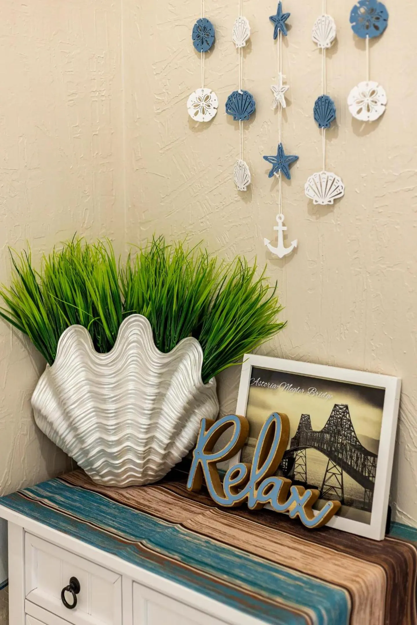 Decorative detail in Sand Dollar Haven at Seaside Beach Club Unit 306