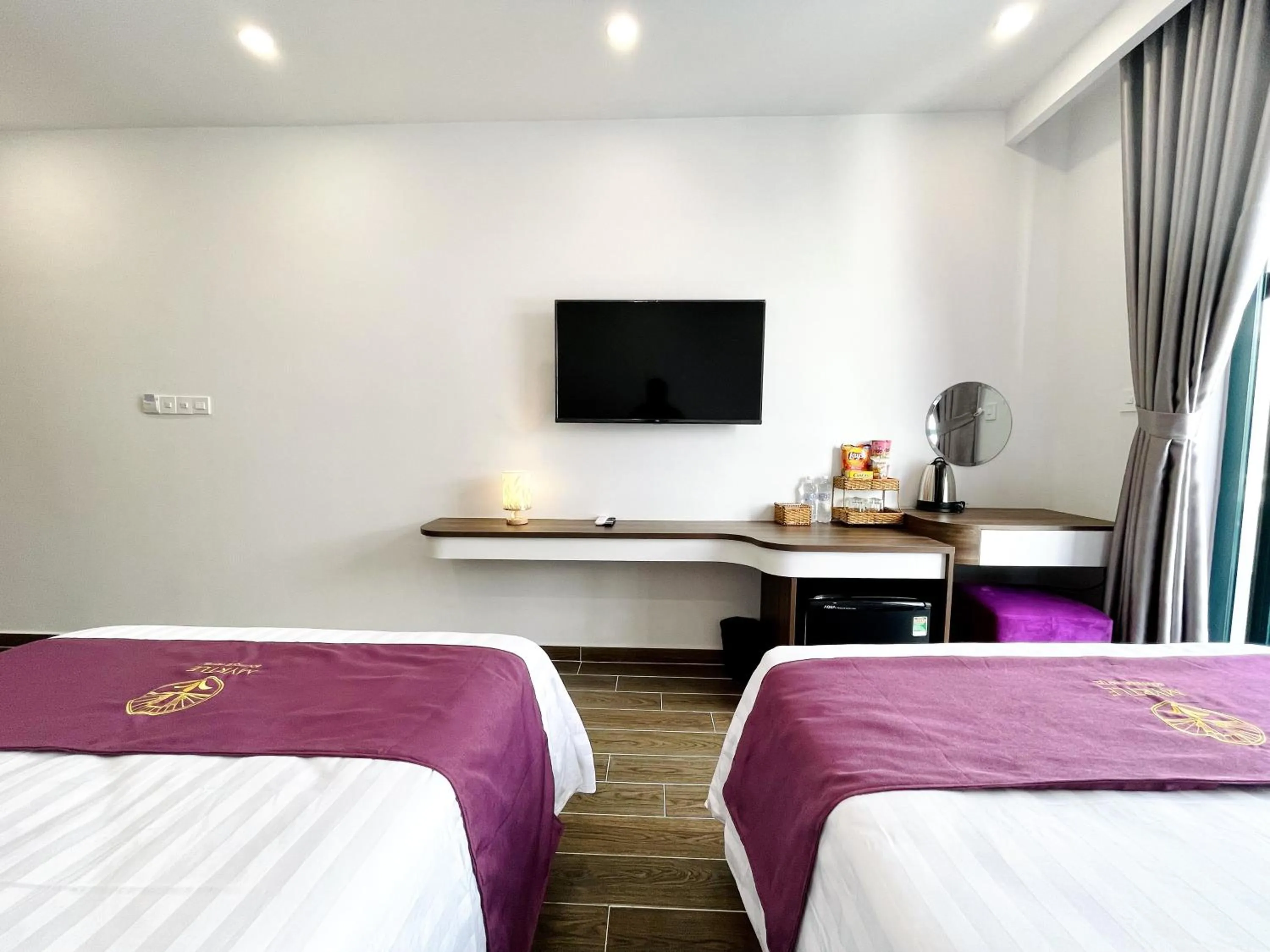 Bed in Myrtle Boutique Hotel Phu Quoc