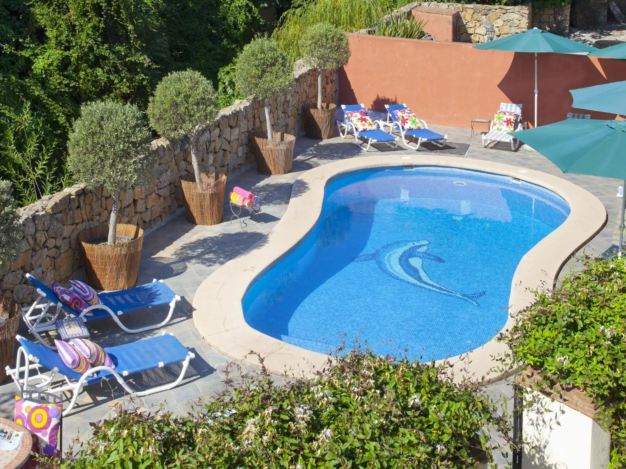 Swimming pool in Hotel Rural Molino del Puente Ronda