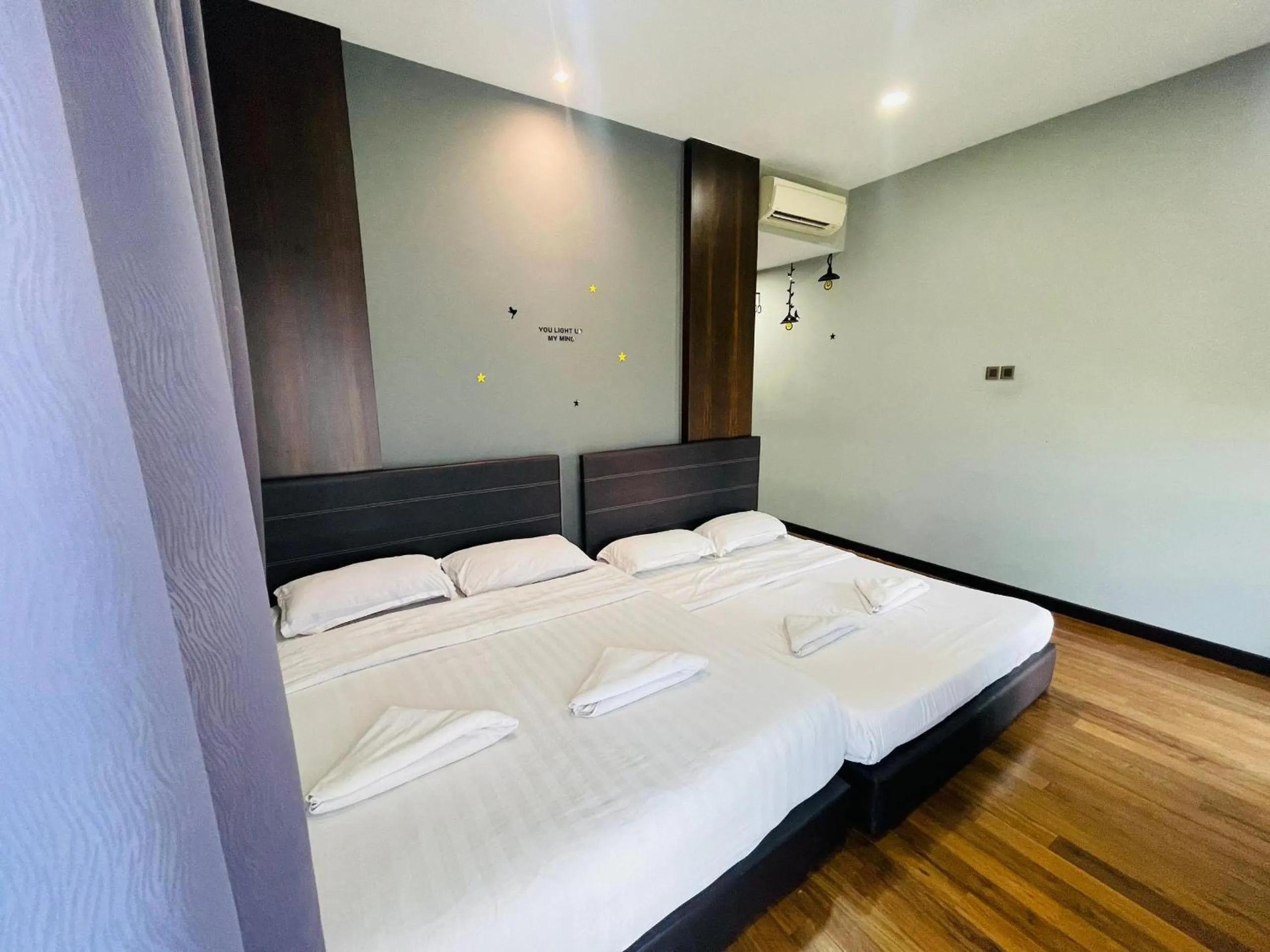 Bed in The Loft Imago Shopping Mall, City Centre in Kota Kinabalu