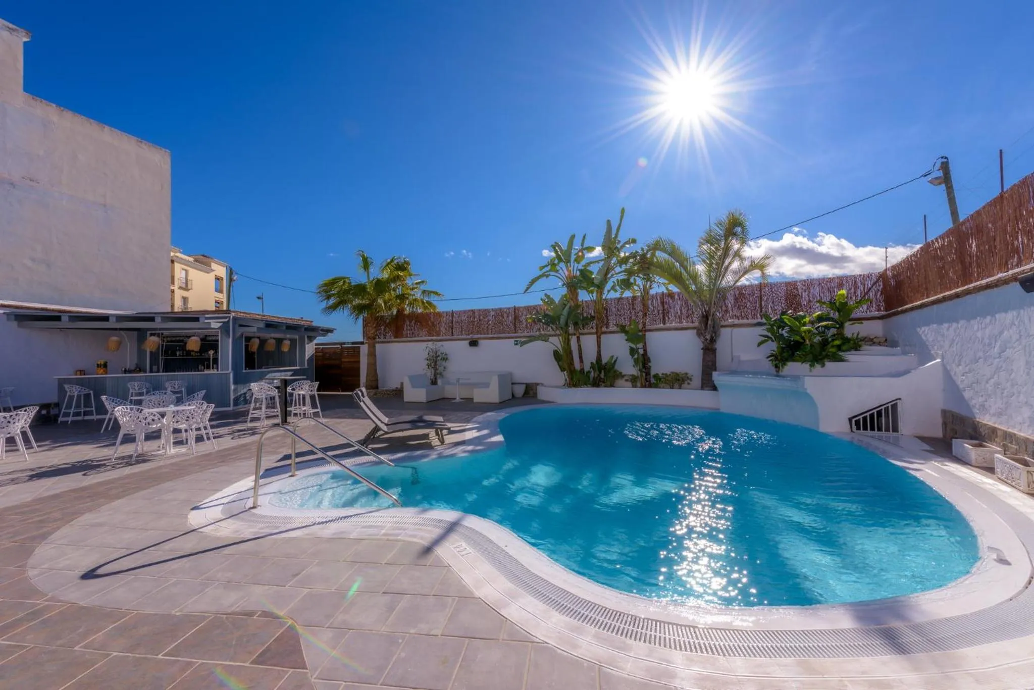 Swimming pool in Hotel Boutique Sibarys - Adults Recommended