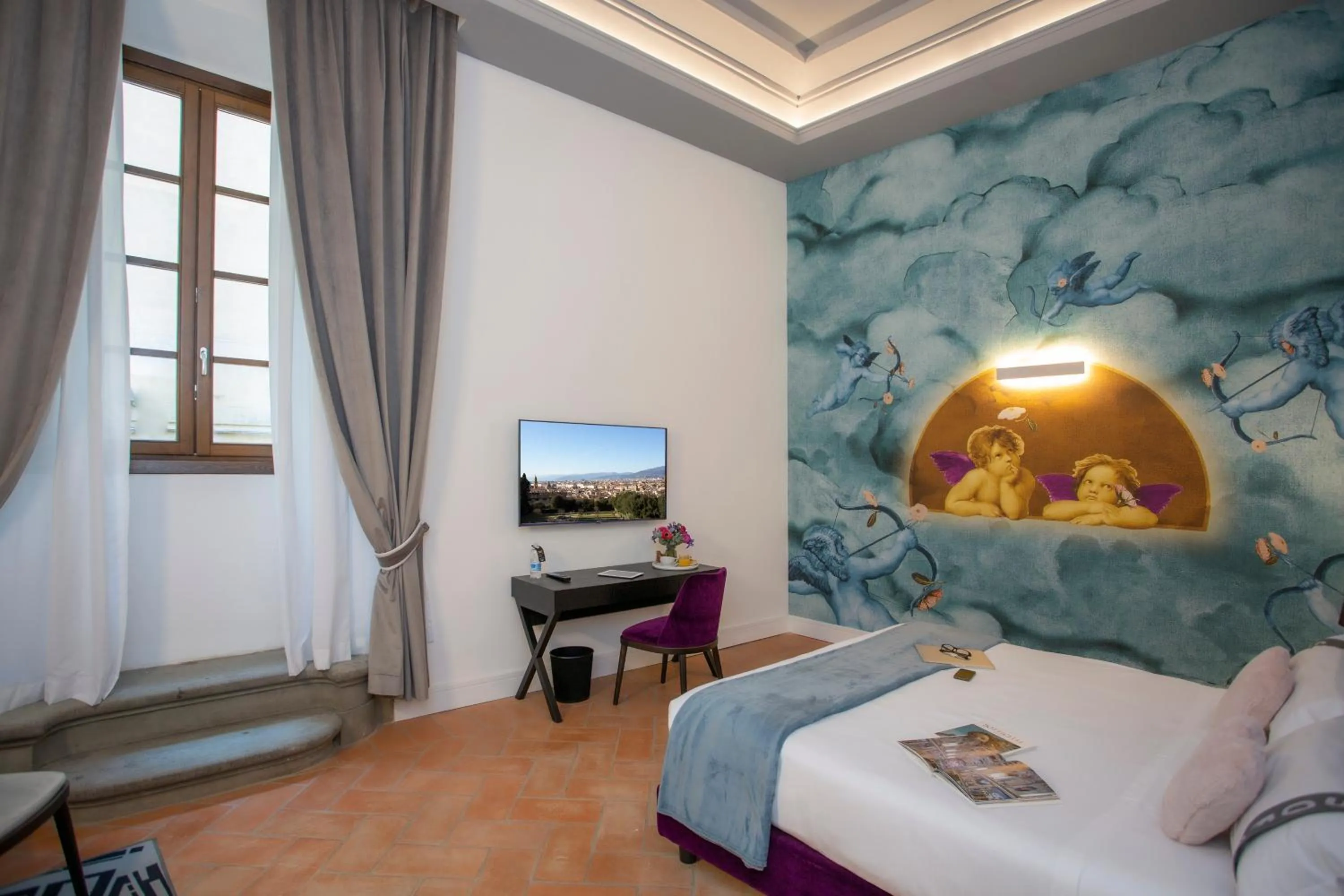 Photo of the whole room, Bed in Casual Rinascimento Firenze