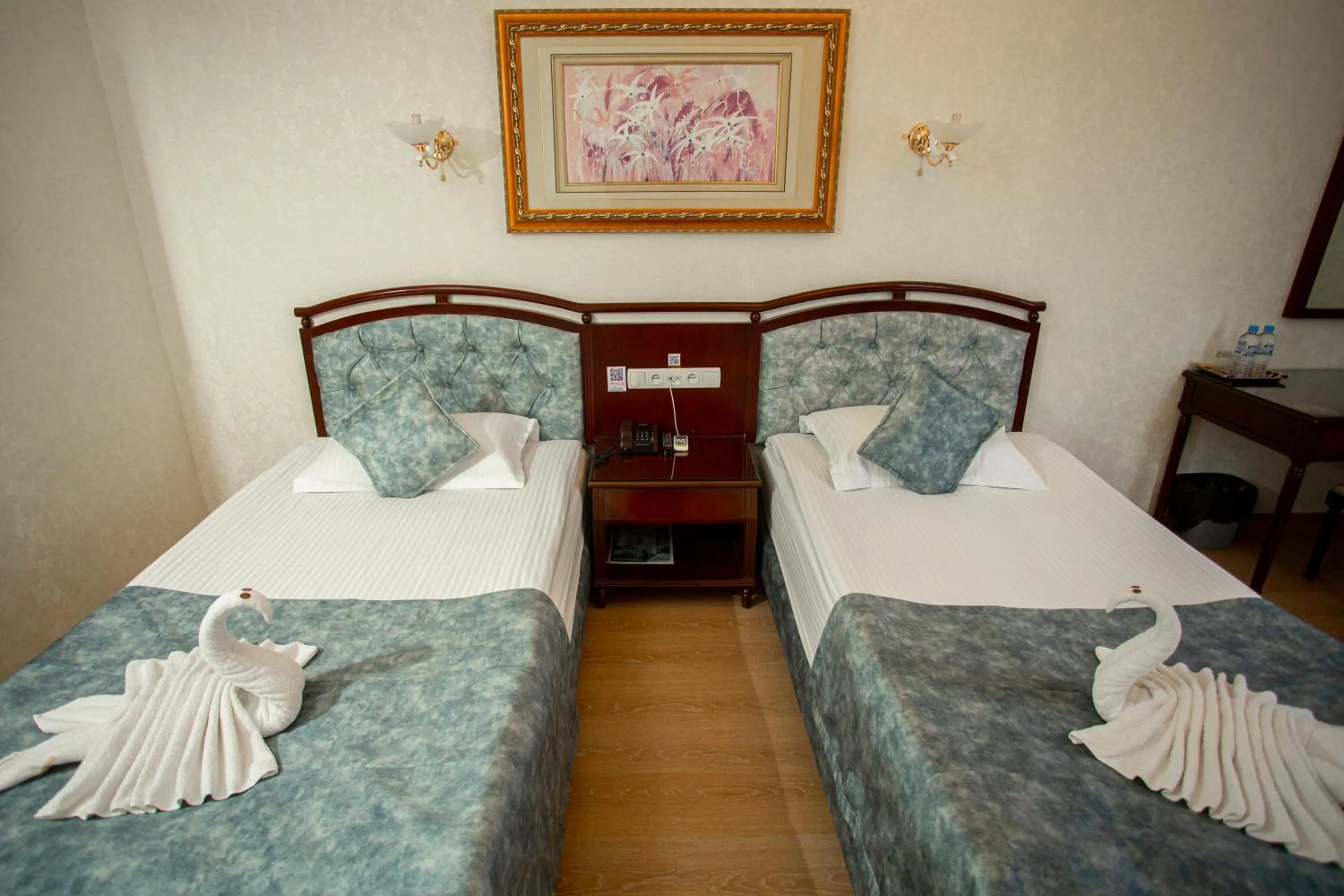 Bed in Hotel Asia Samarkand