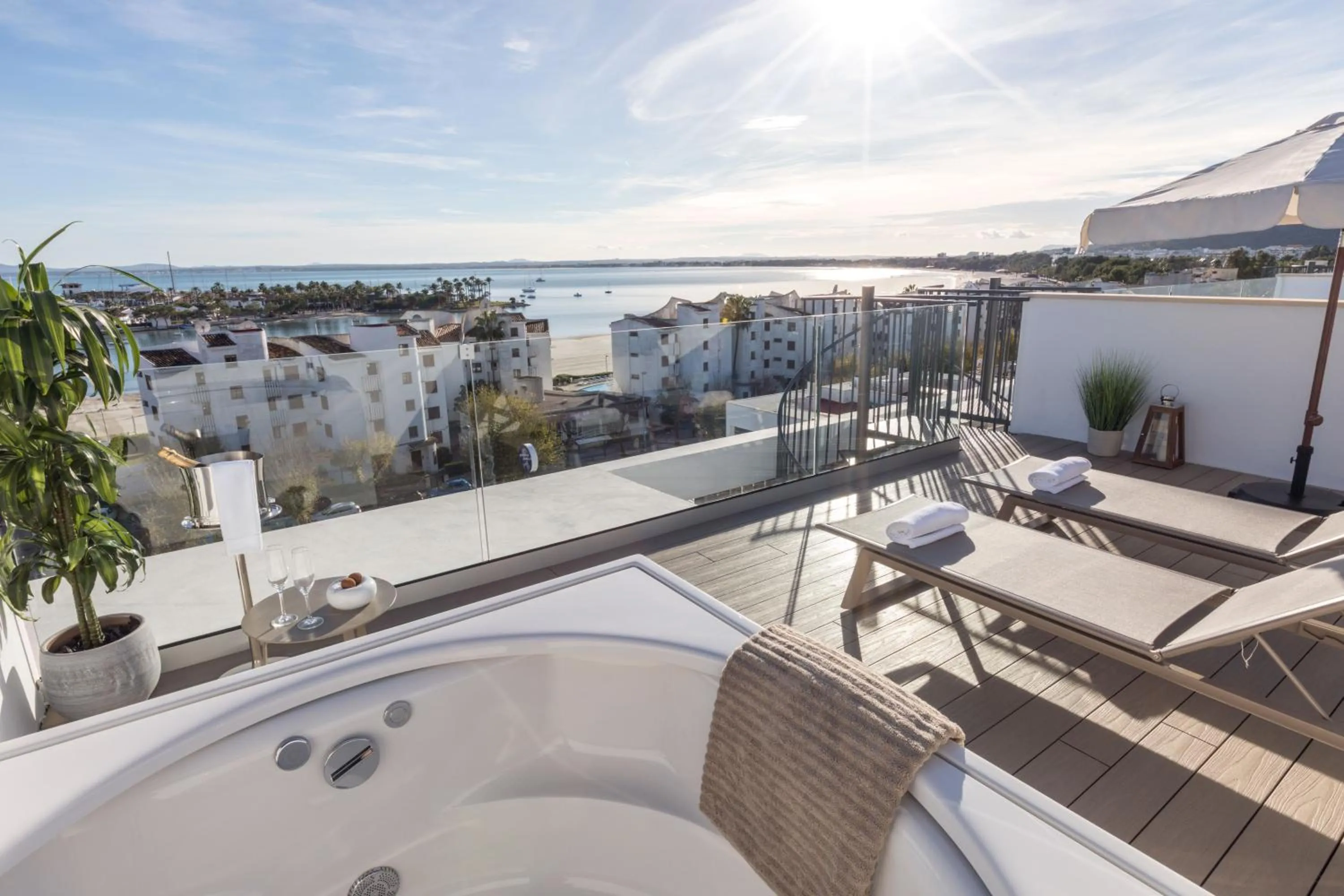 Balcony/Terrace in Bordoy Alcudia Port Suites - Adults Only