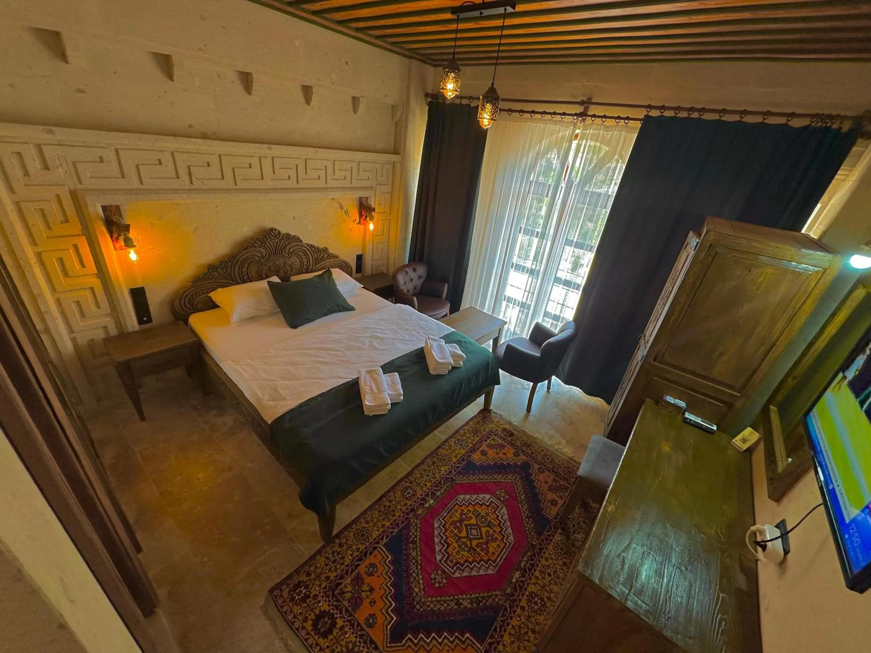 Bed in Gemosa Cappadocia Hotel