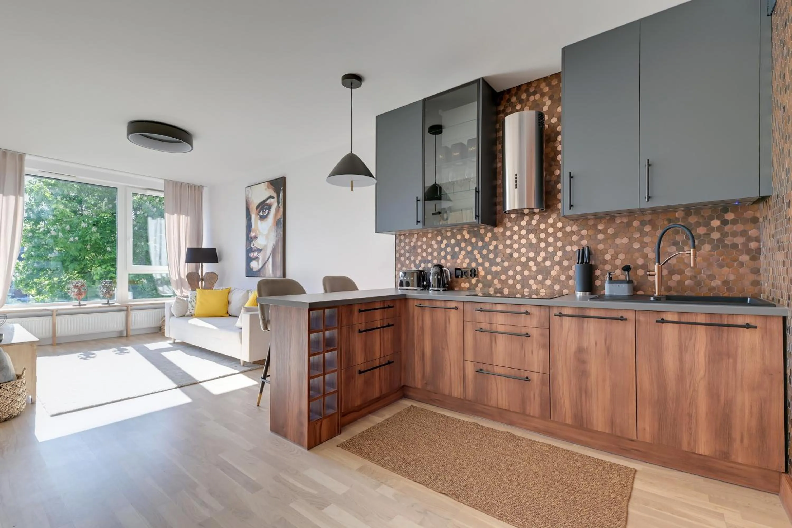 Kitchen or kitchenette in RentPlanet - Apartamenty Chlebova II