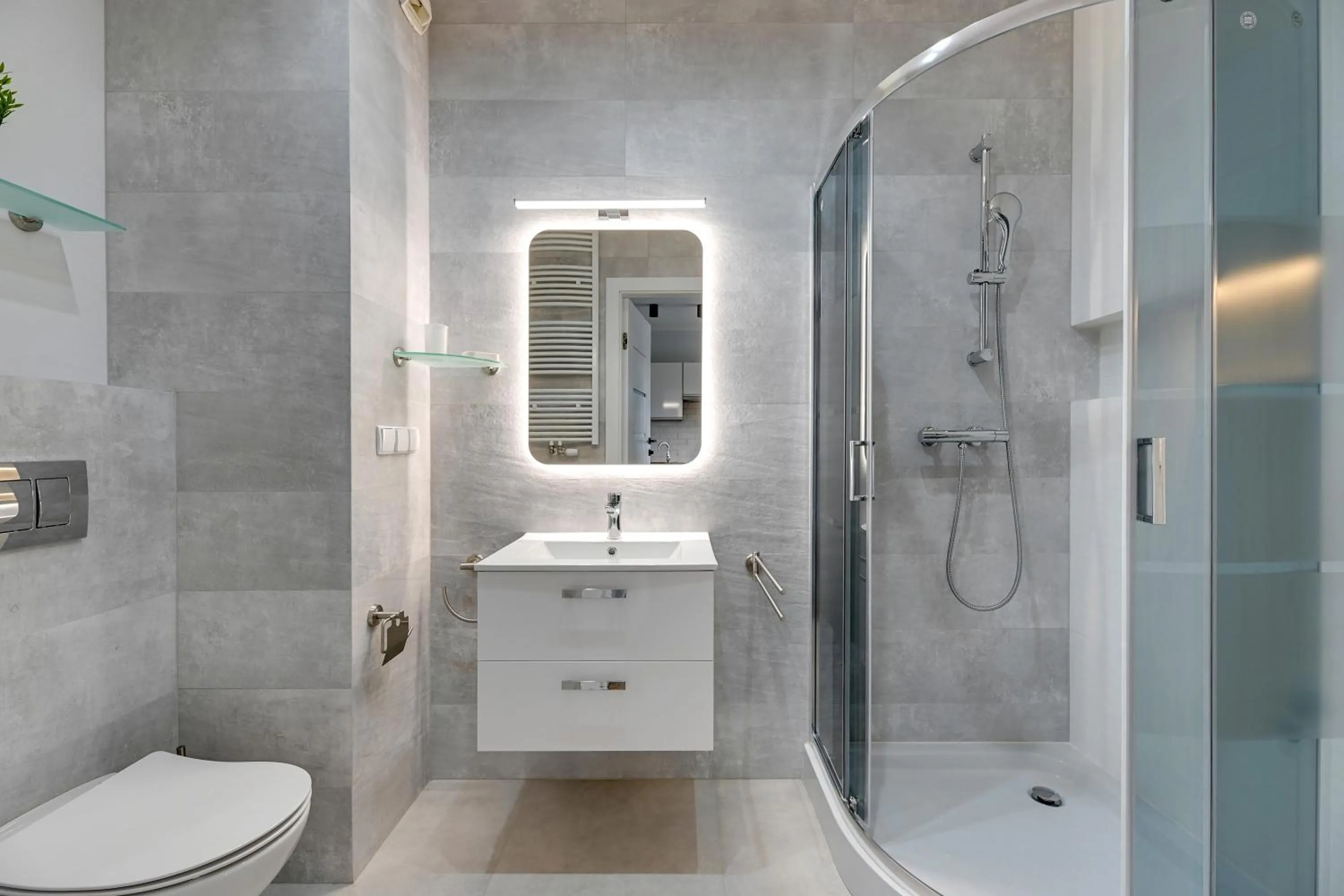 Shower in RentPlanet - Apartamenty Chlebova II