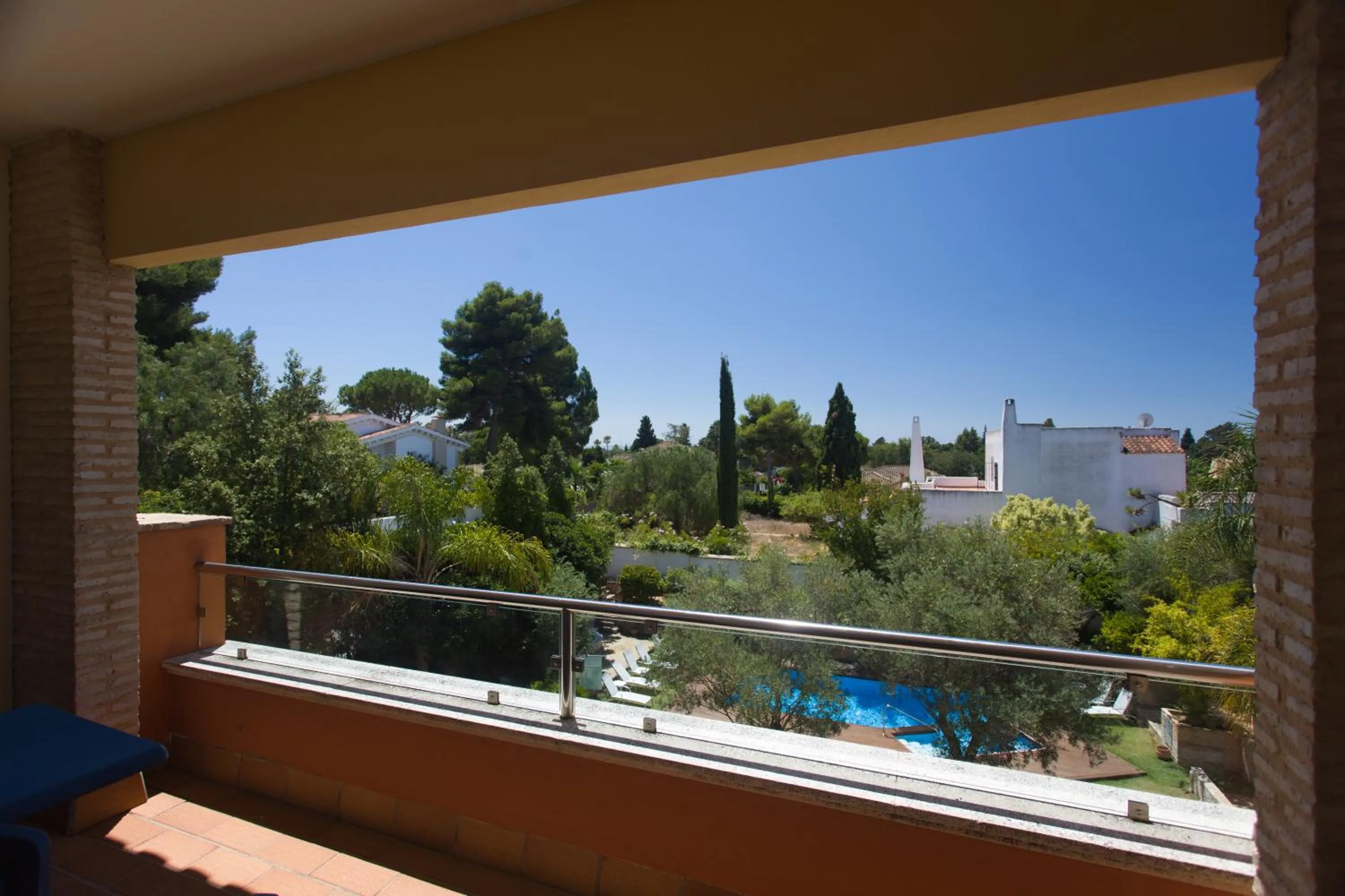 Pool view in Hotel Soho Boutique Vistahermosa
