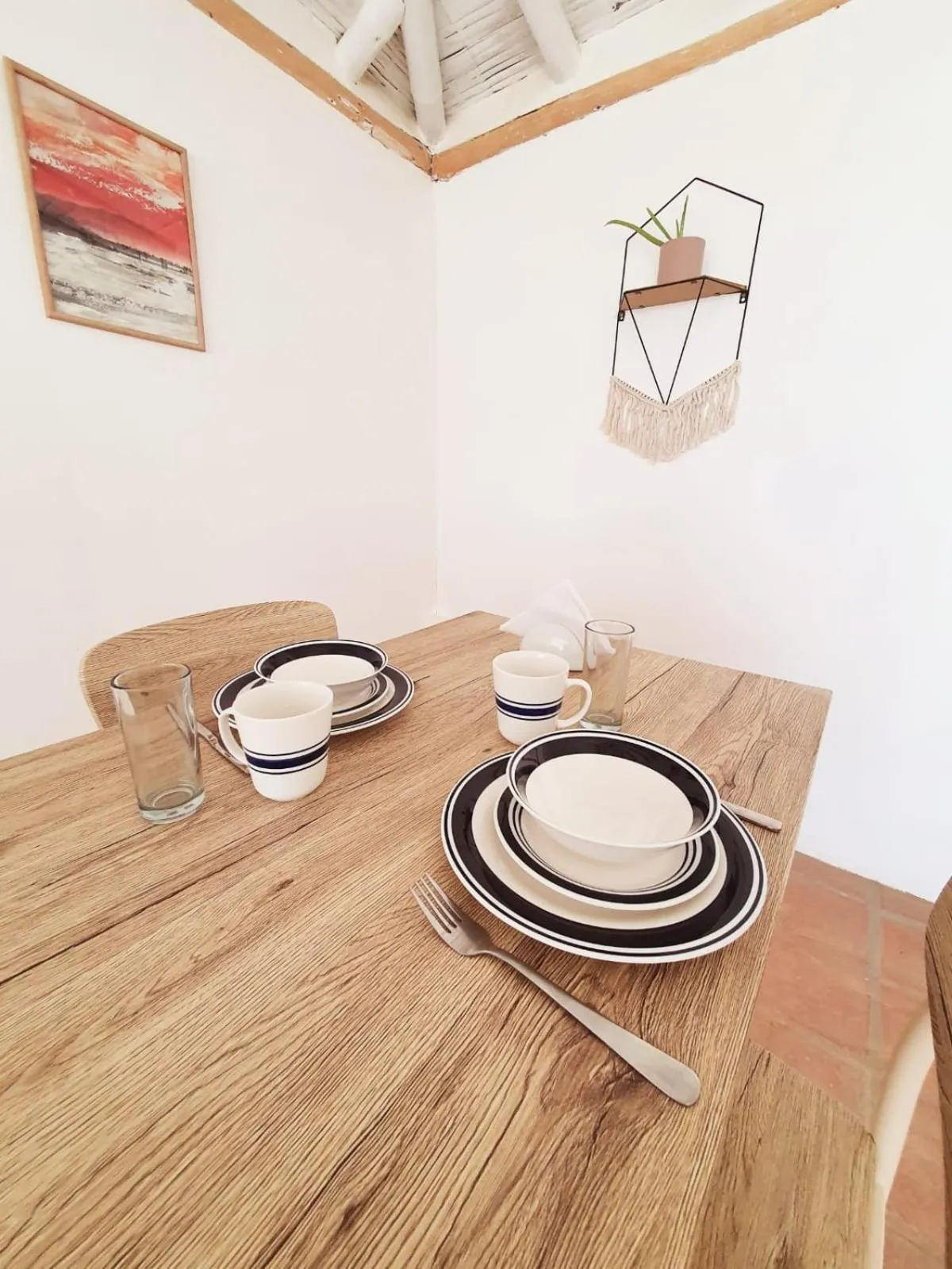 Dining area in Oasis de Vichayito