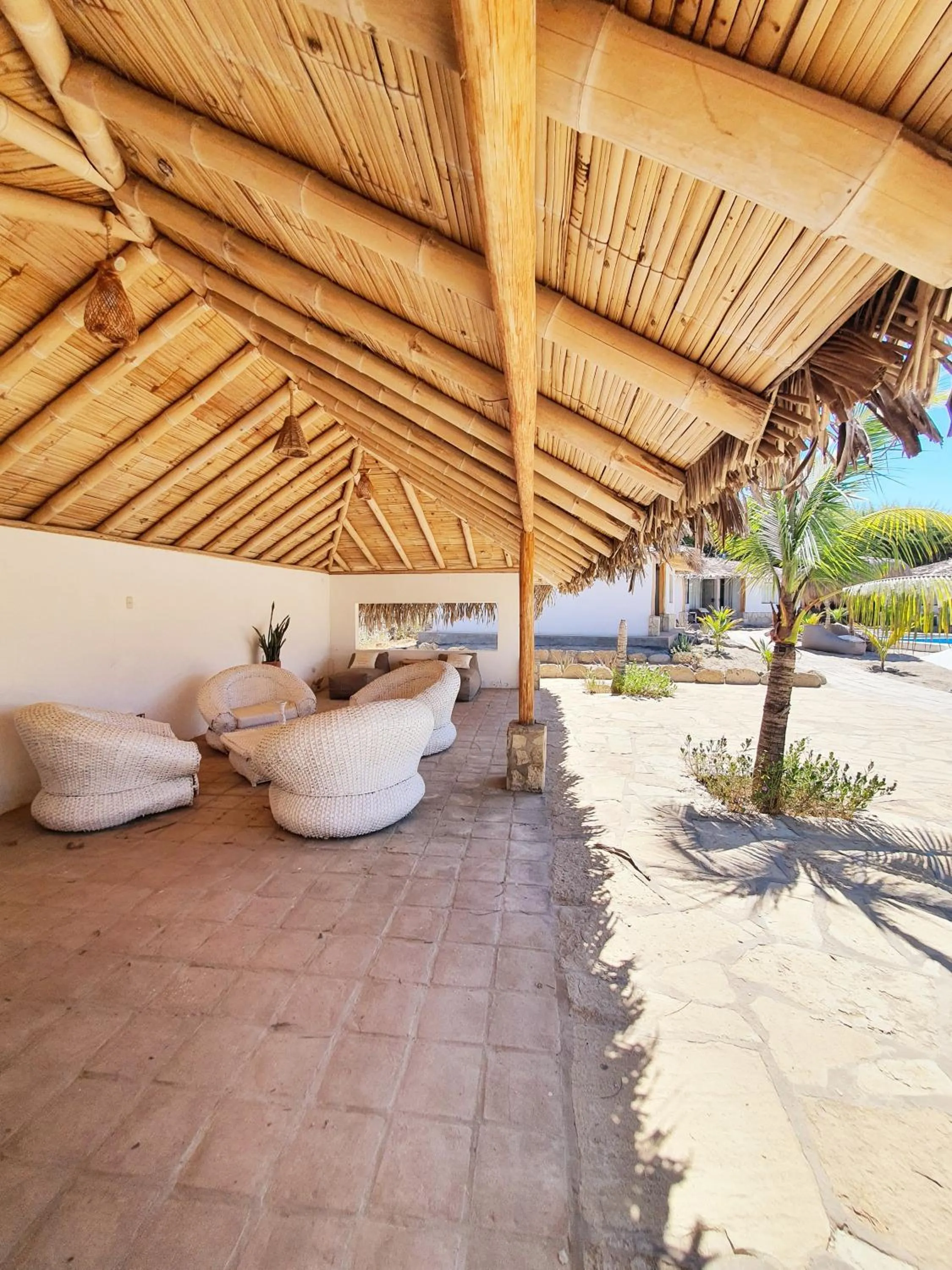 Patio in Oasis de Vichayito