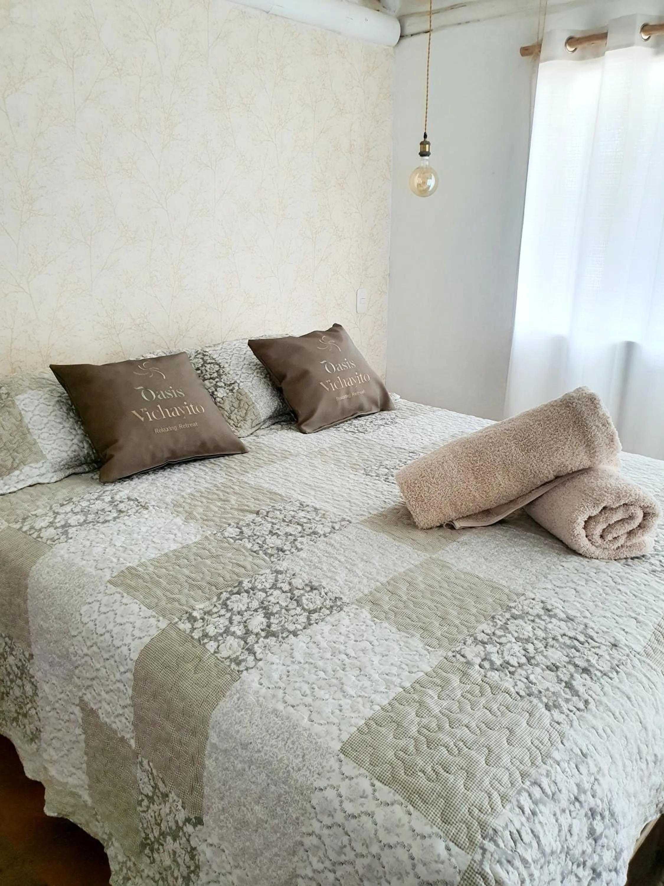 Bed in Oasis de Vichayito