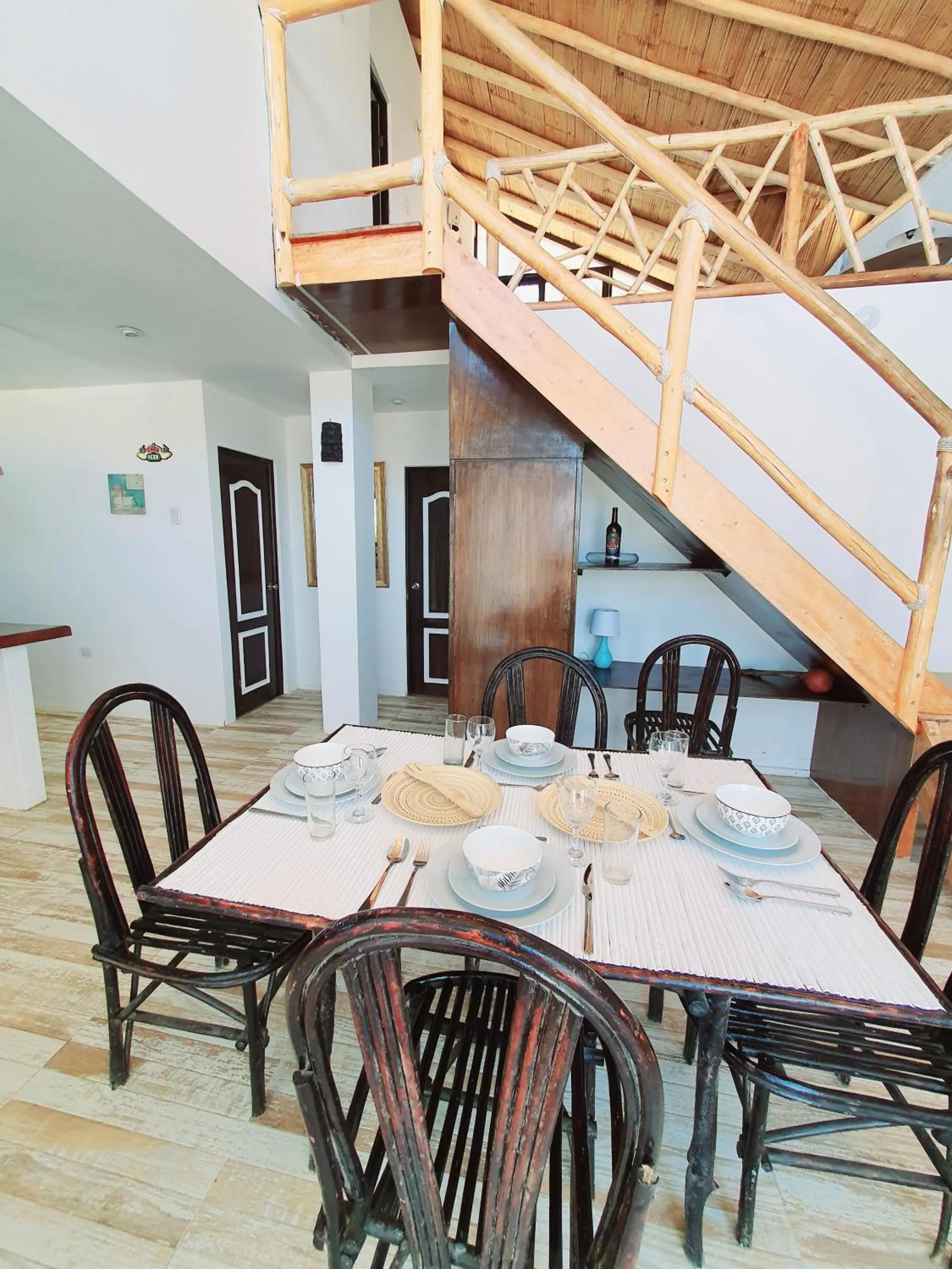 Seating area in Oasis de Vichayito