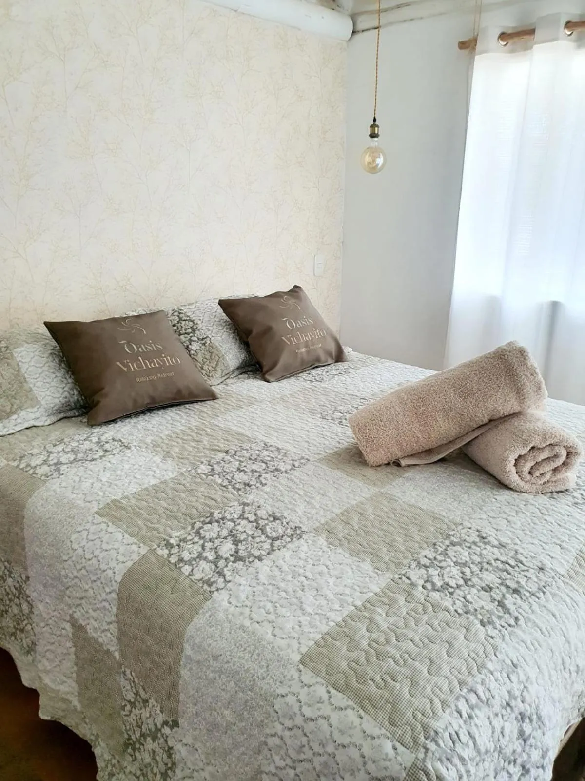 Bed in Oasis de Vichayito