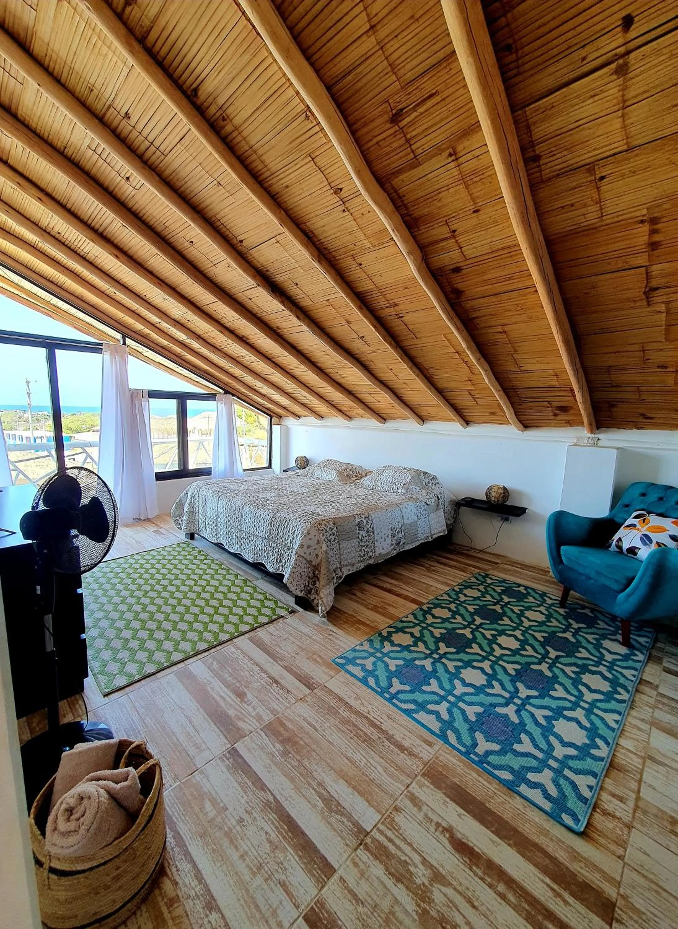 Bed in Oasis de Vichayito