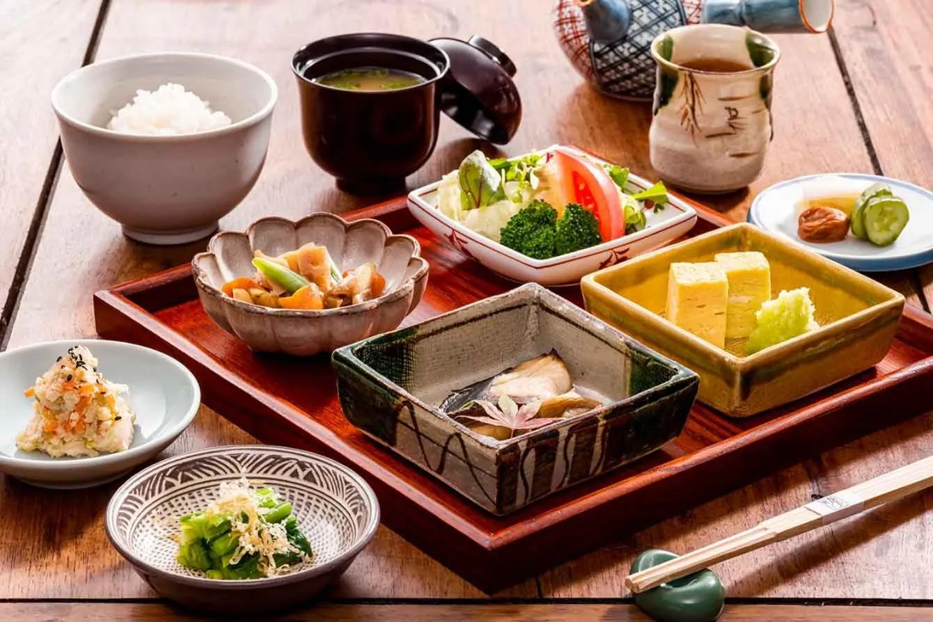 Breakfast in The Saihokukan Hotel