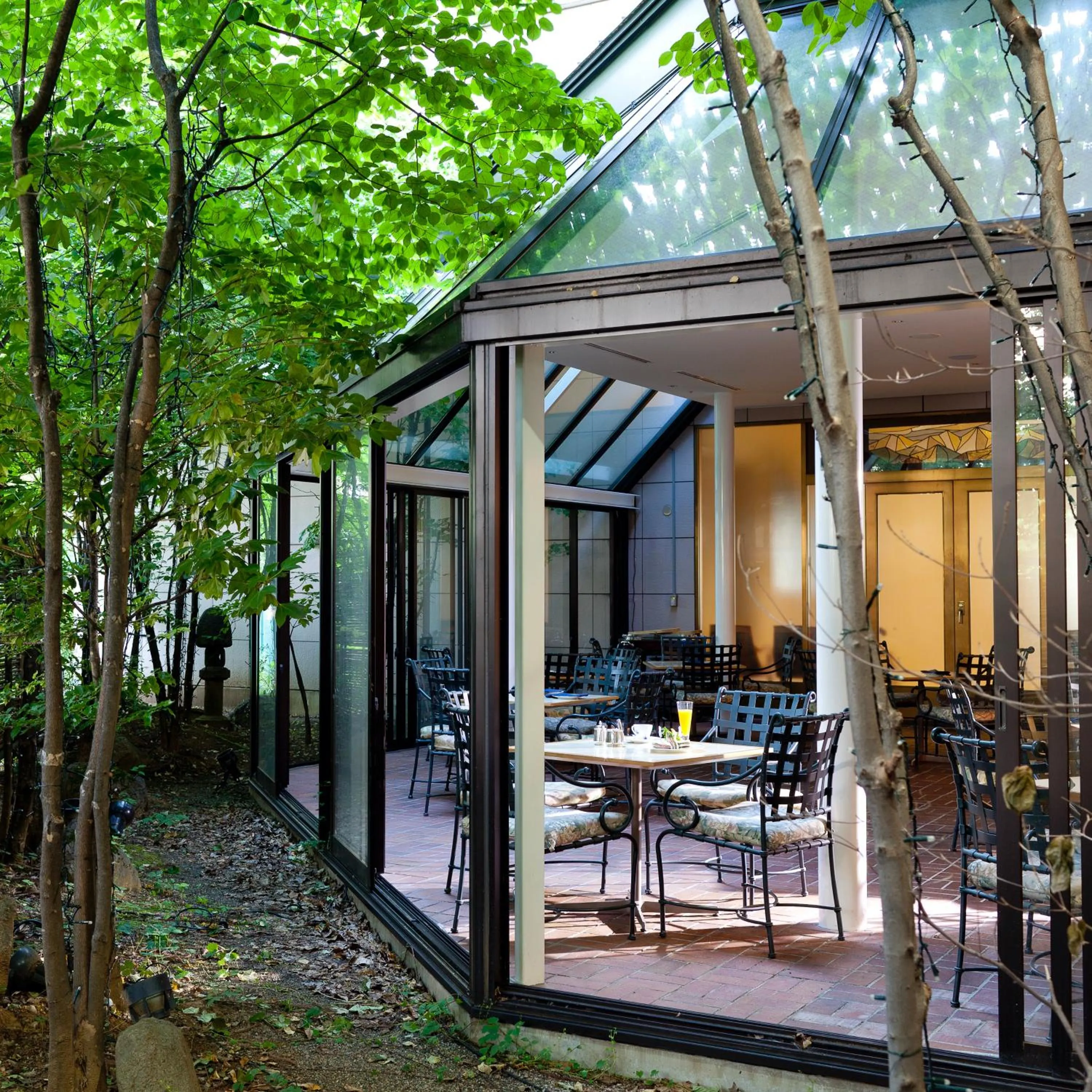 Balcony/Terrace in The Saihokukan Hotel