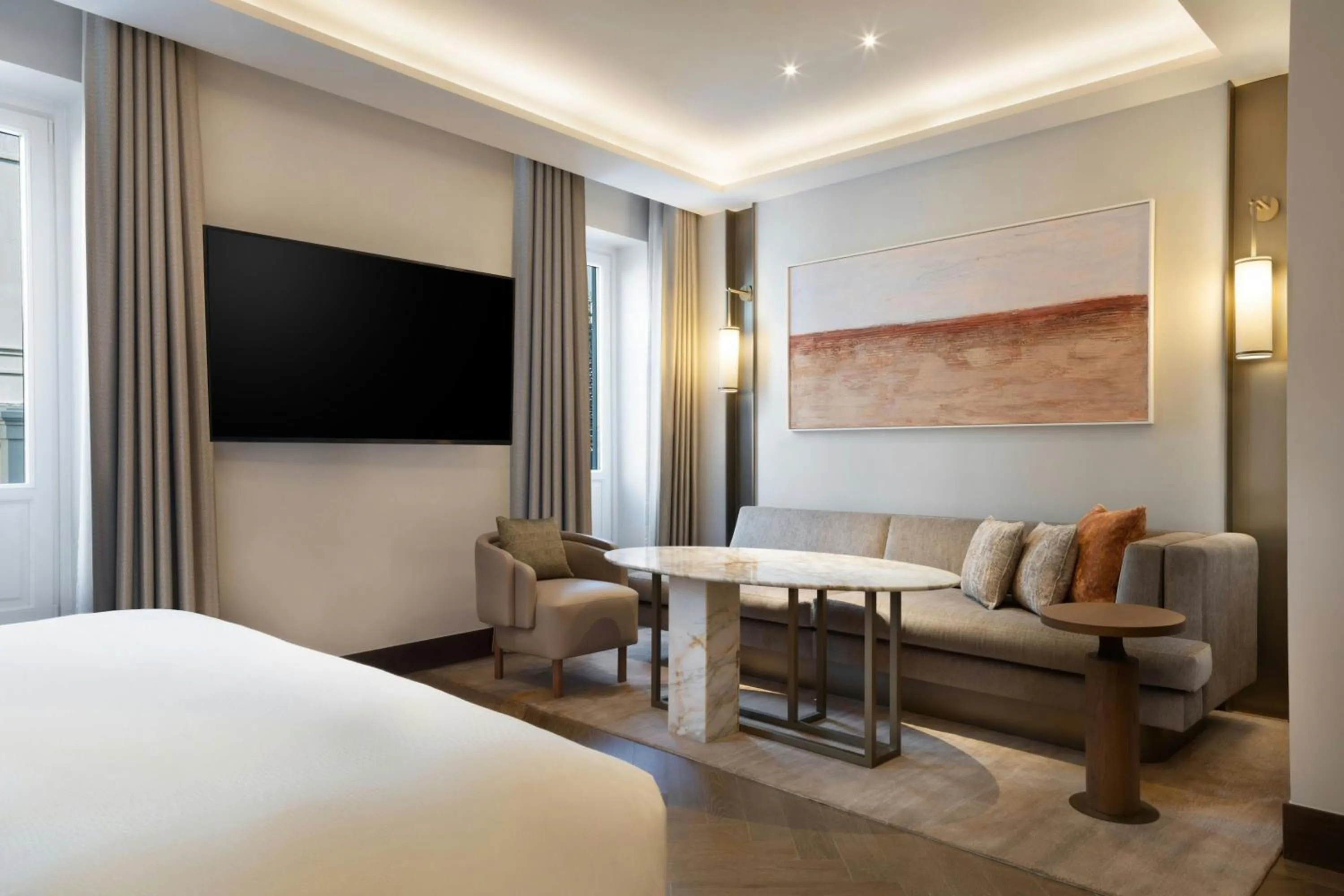 Photo of the whole room, Bed in JW Marriott Hotel Madrid