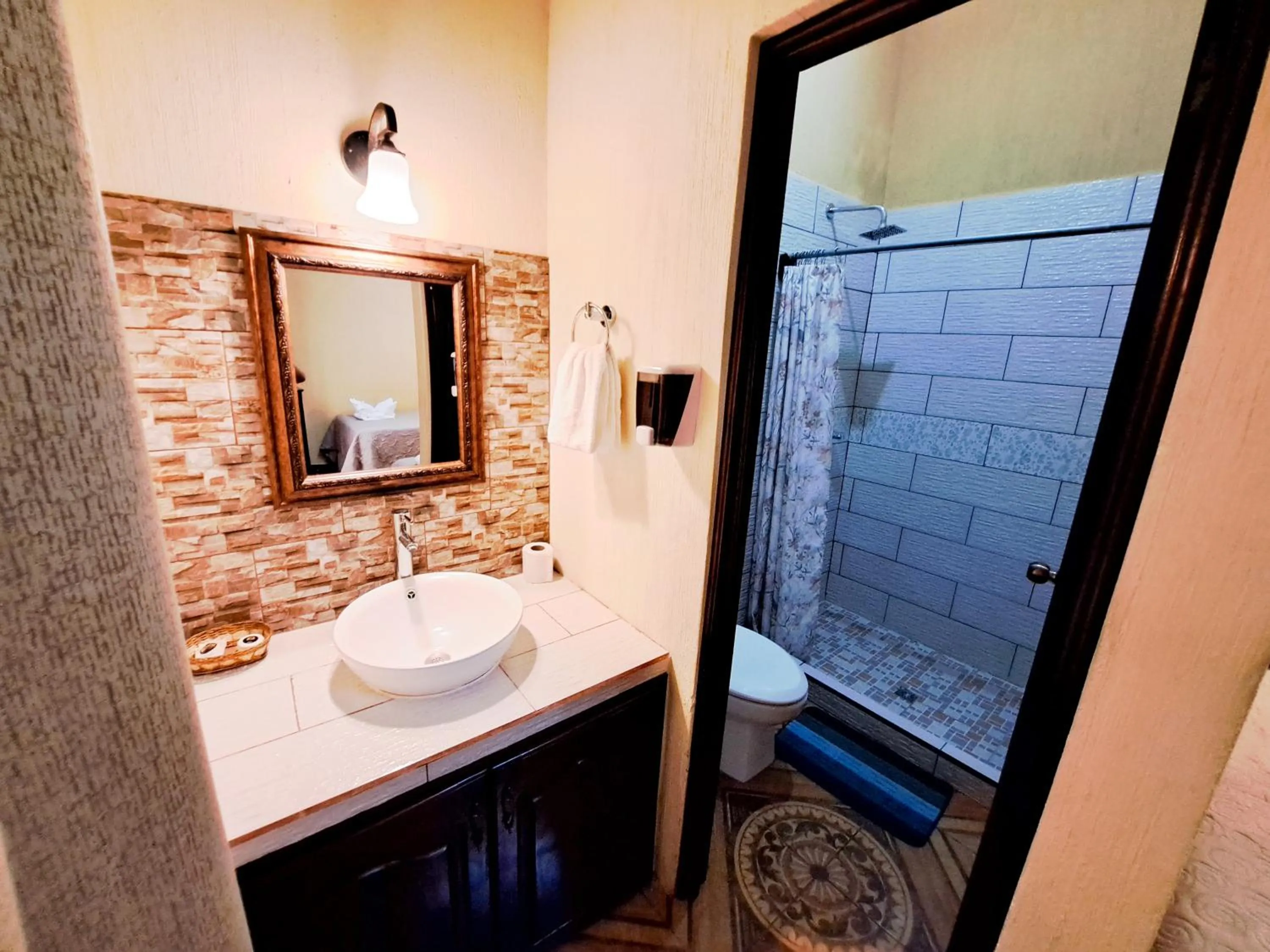 Shower in La Mansión del Gran Jaguar