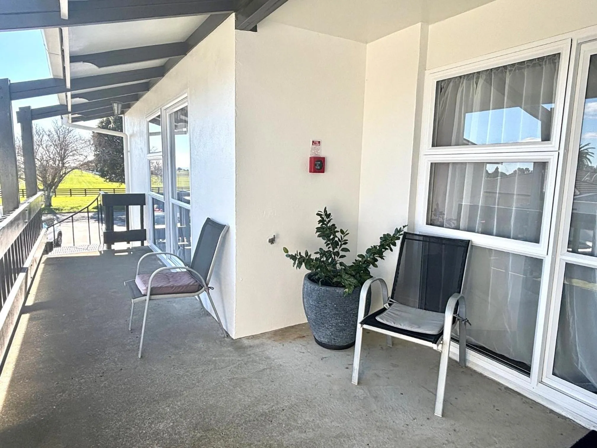 Balcony/Terrace in Parkside Motel and Apartments