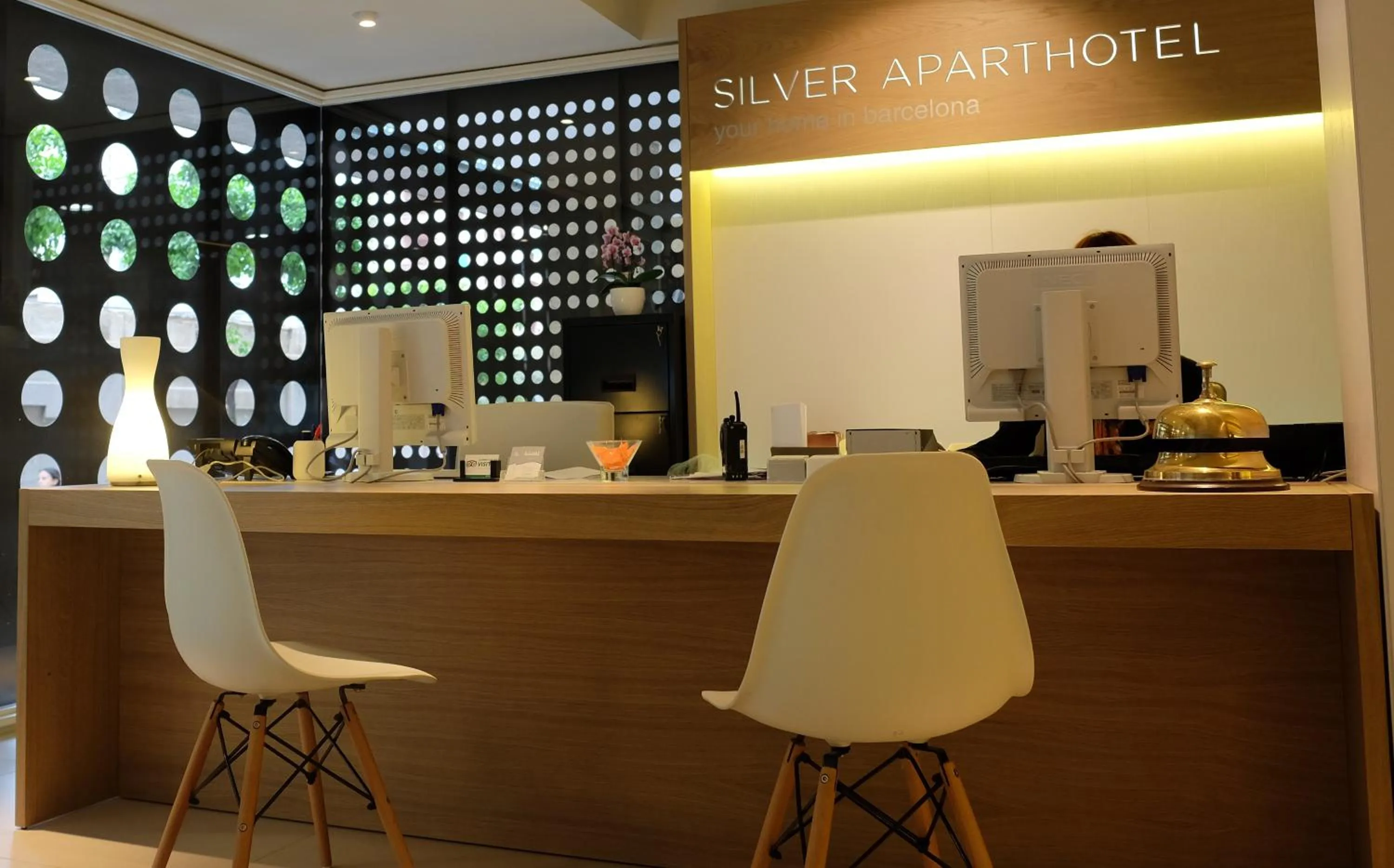 Lobby or reception in Aparthotel Silver
