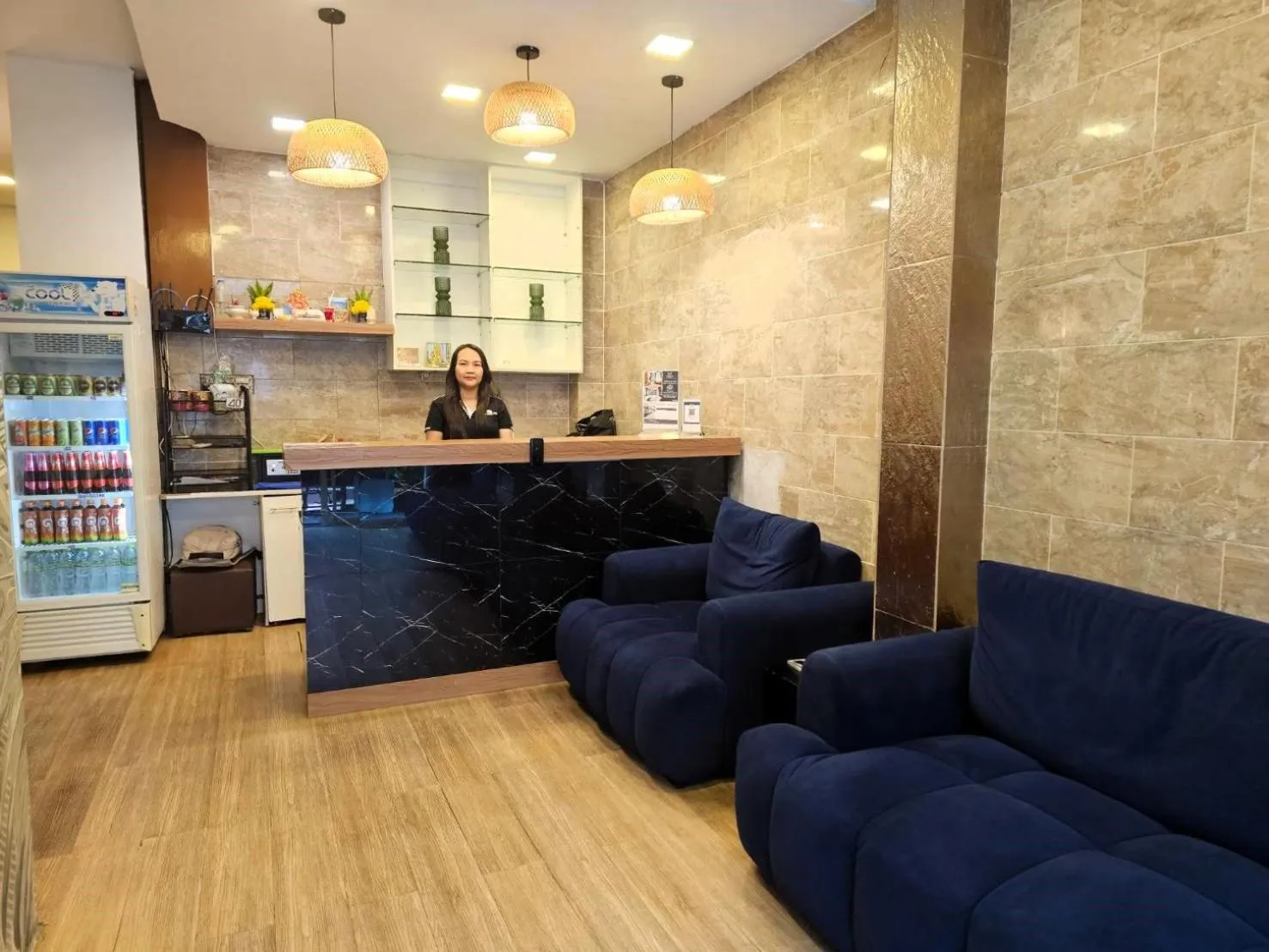 Lobby or reception in The Base Inn Pattaya