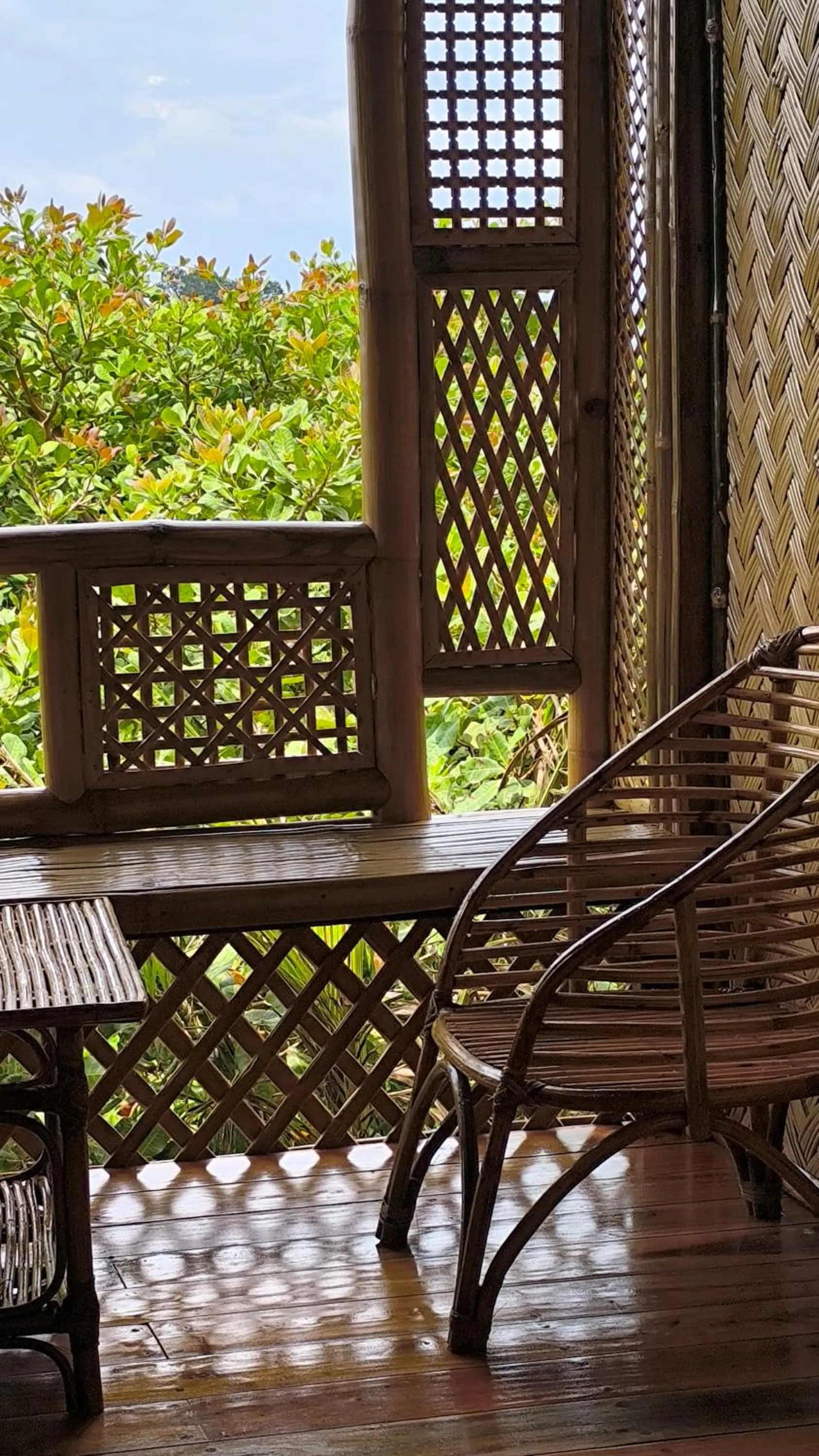 Balcony/Terrace in Ocean Green Eco Lodge