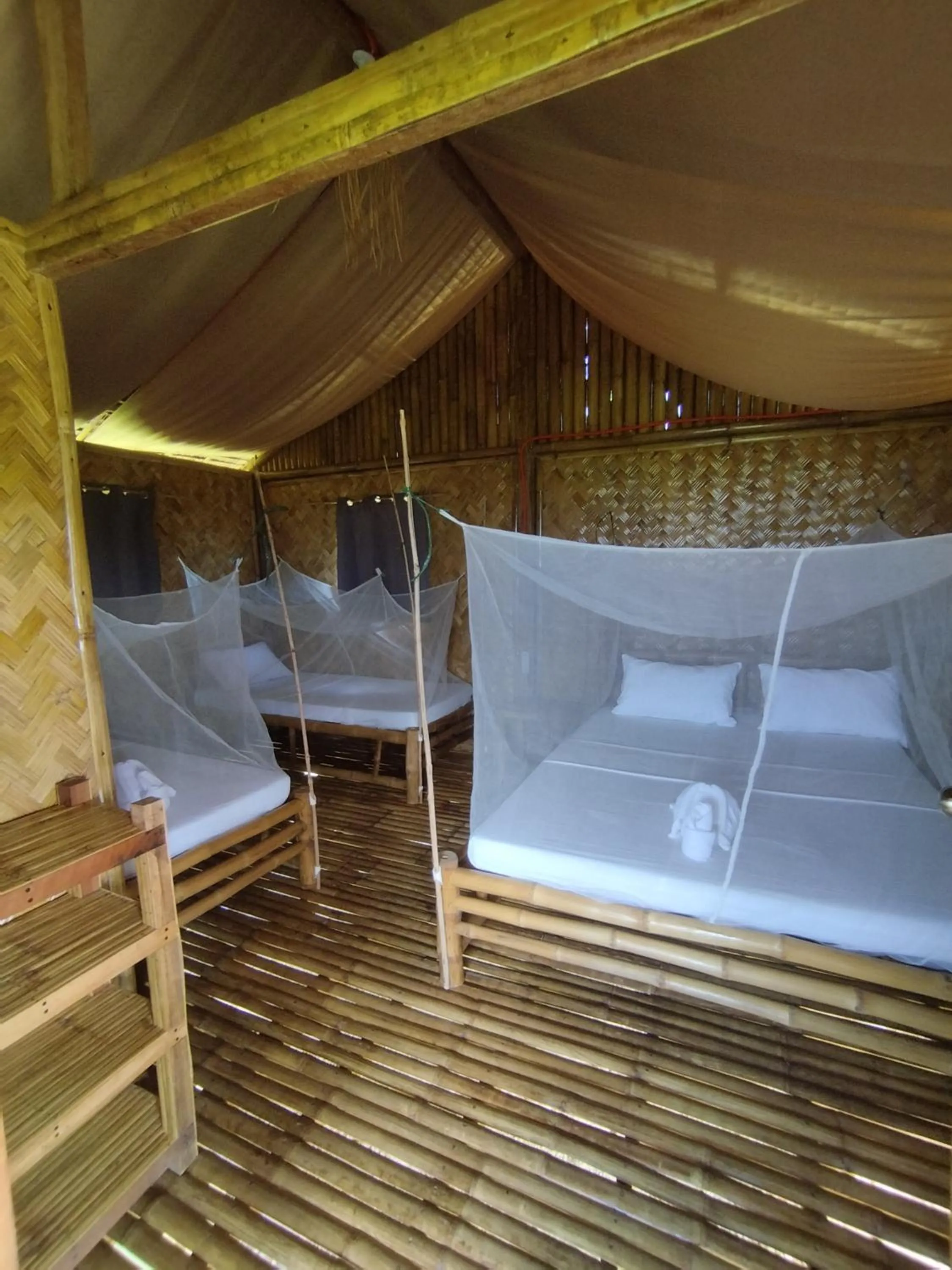Bedroom in Ocean Green Eco Lodge