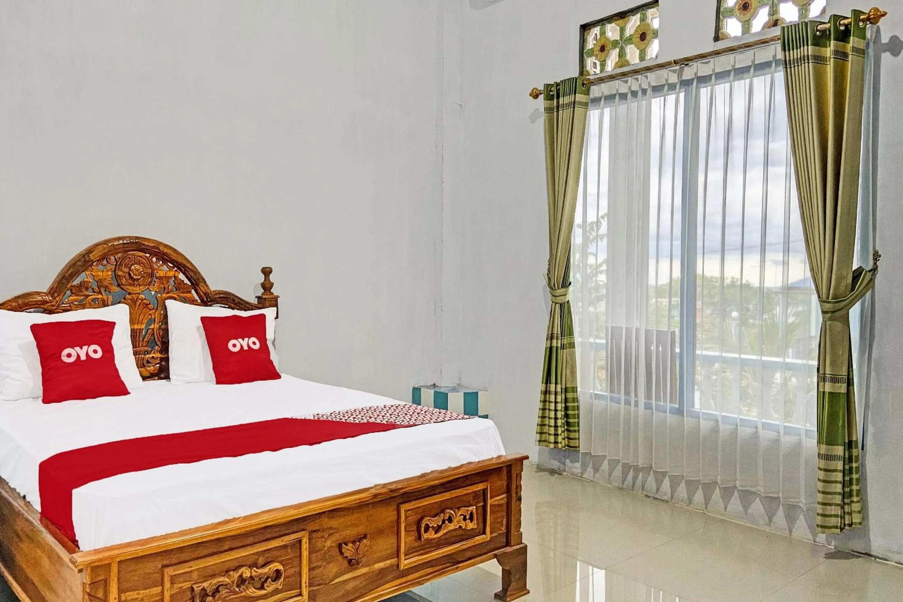 Bedroom in OYO 91927 Homestay Kebun