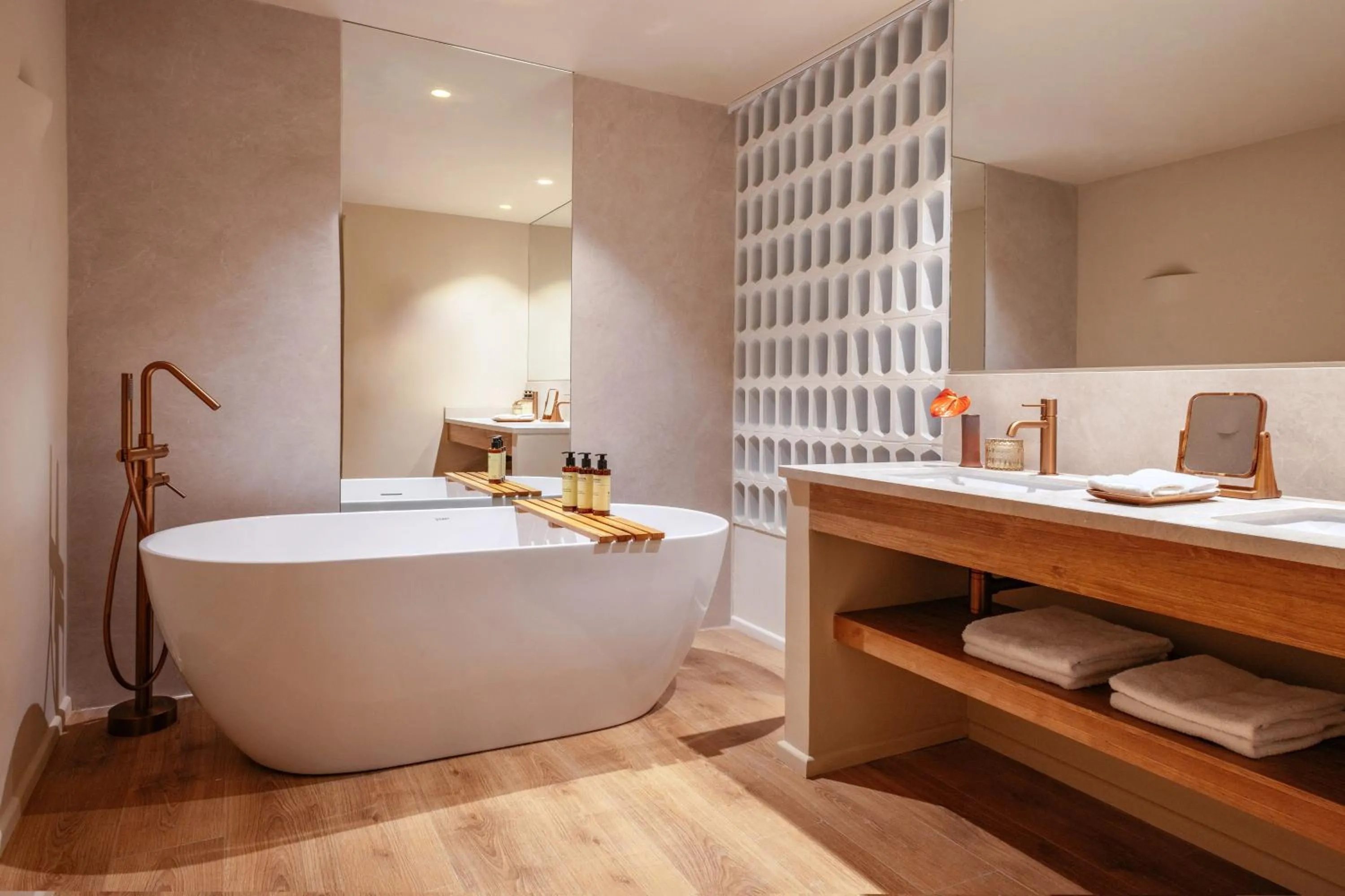 Bathroom, Bed in ME Ibiza - The Leading Hotels of the World