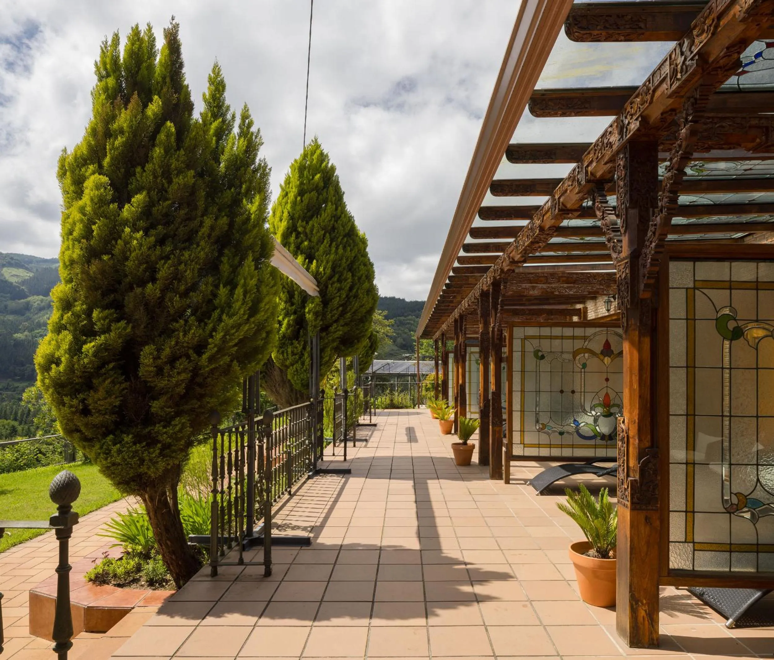Natural landscape in Hotel & Spa Etxegana