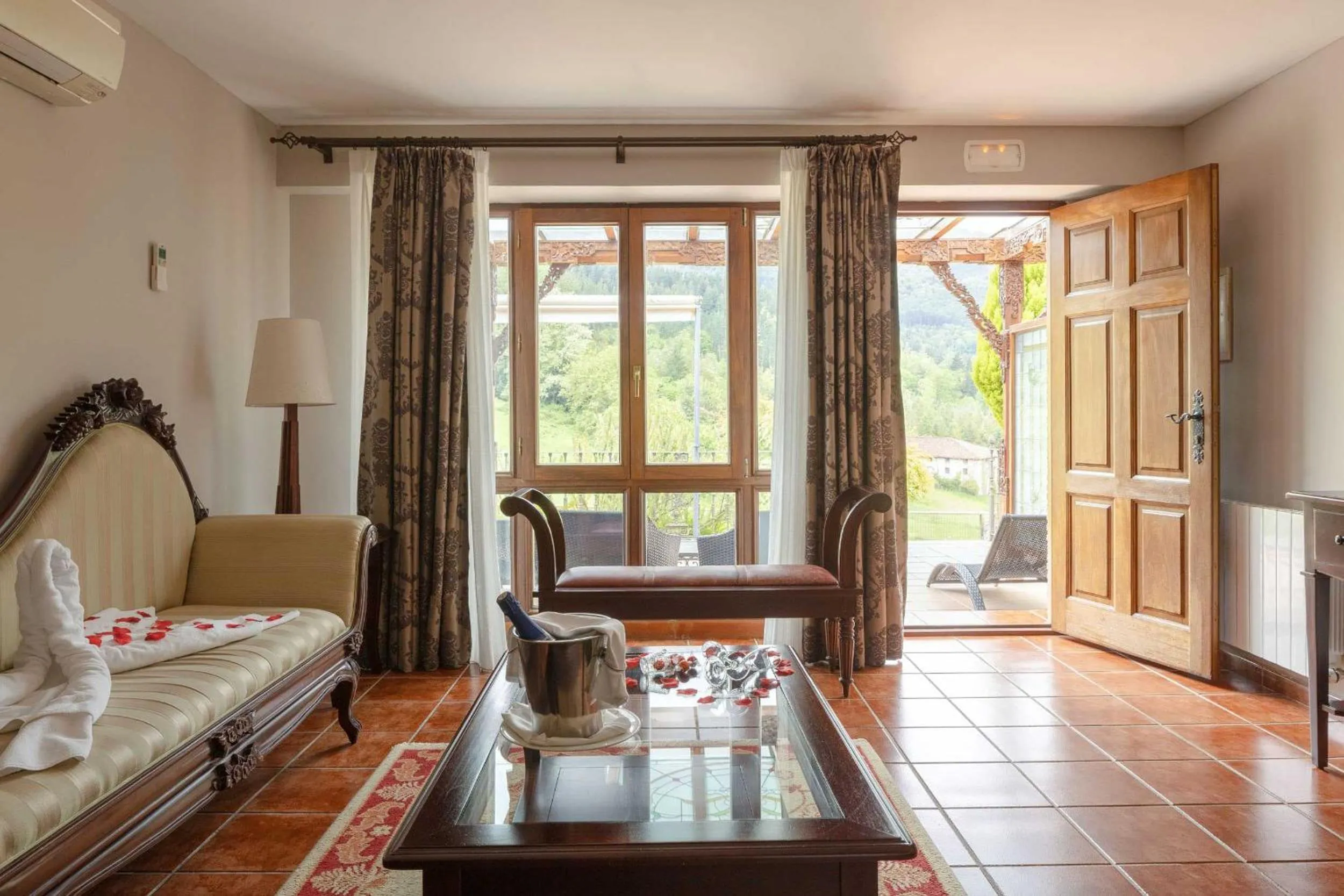 Photo of the whole room, Bed in Hotel & Spa Etxegana