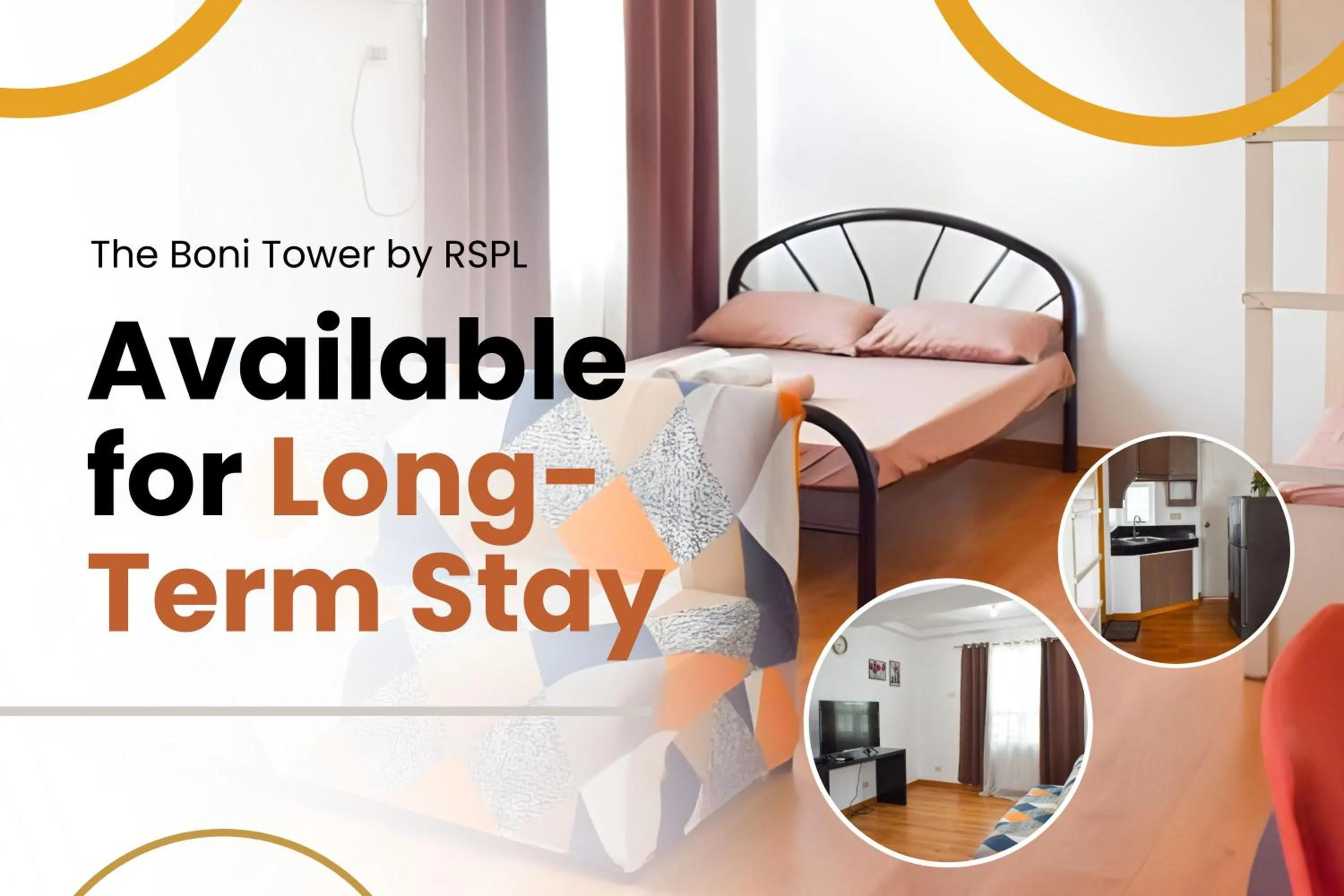 Text overlay, Bed in The Boni Tower by RSPL Manila City Center