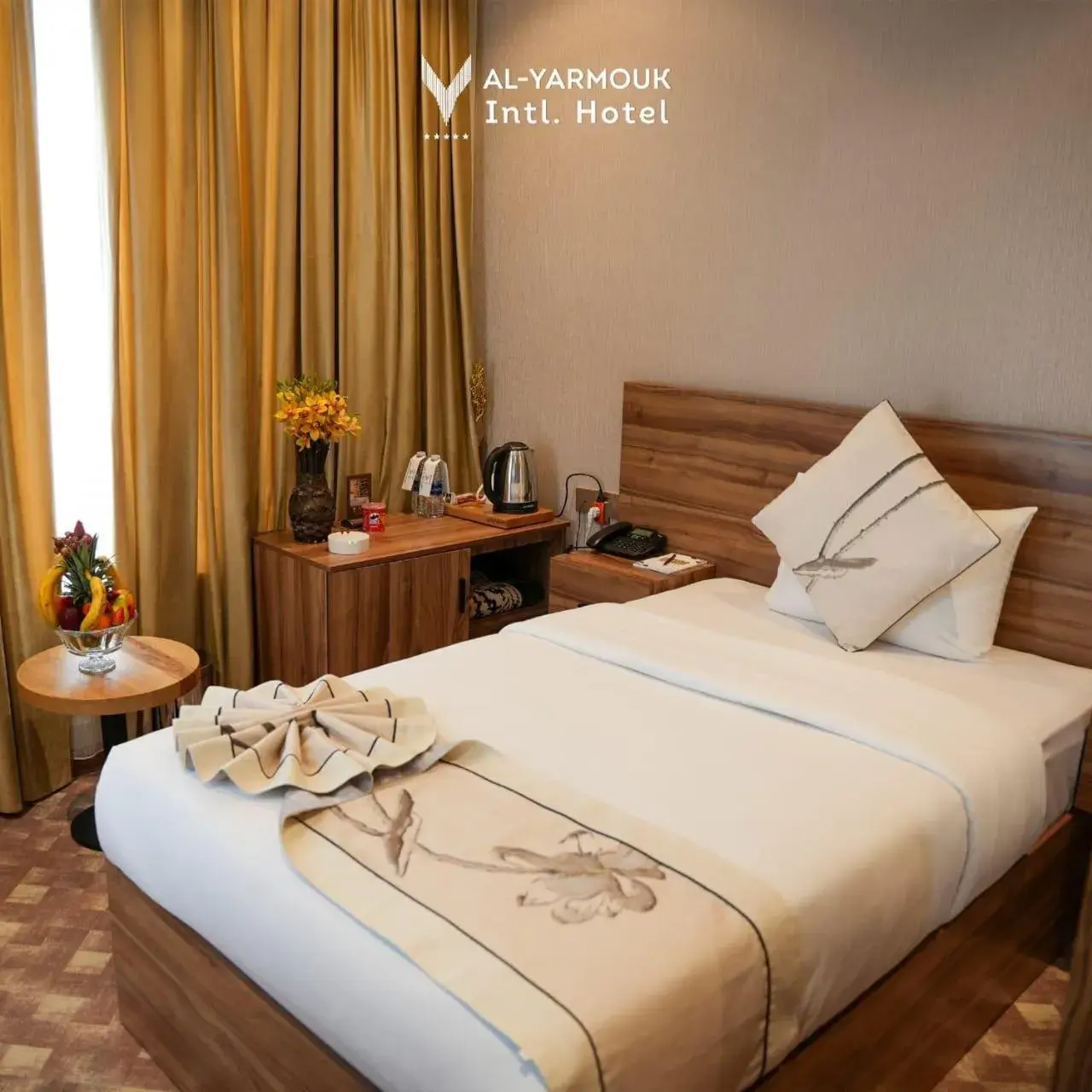 Single Room - single occupancy in Al Yarmouk International Hotel Single Room - single occupancy in Al Yarmouk International Hotel
