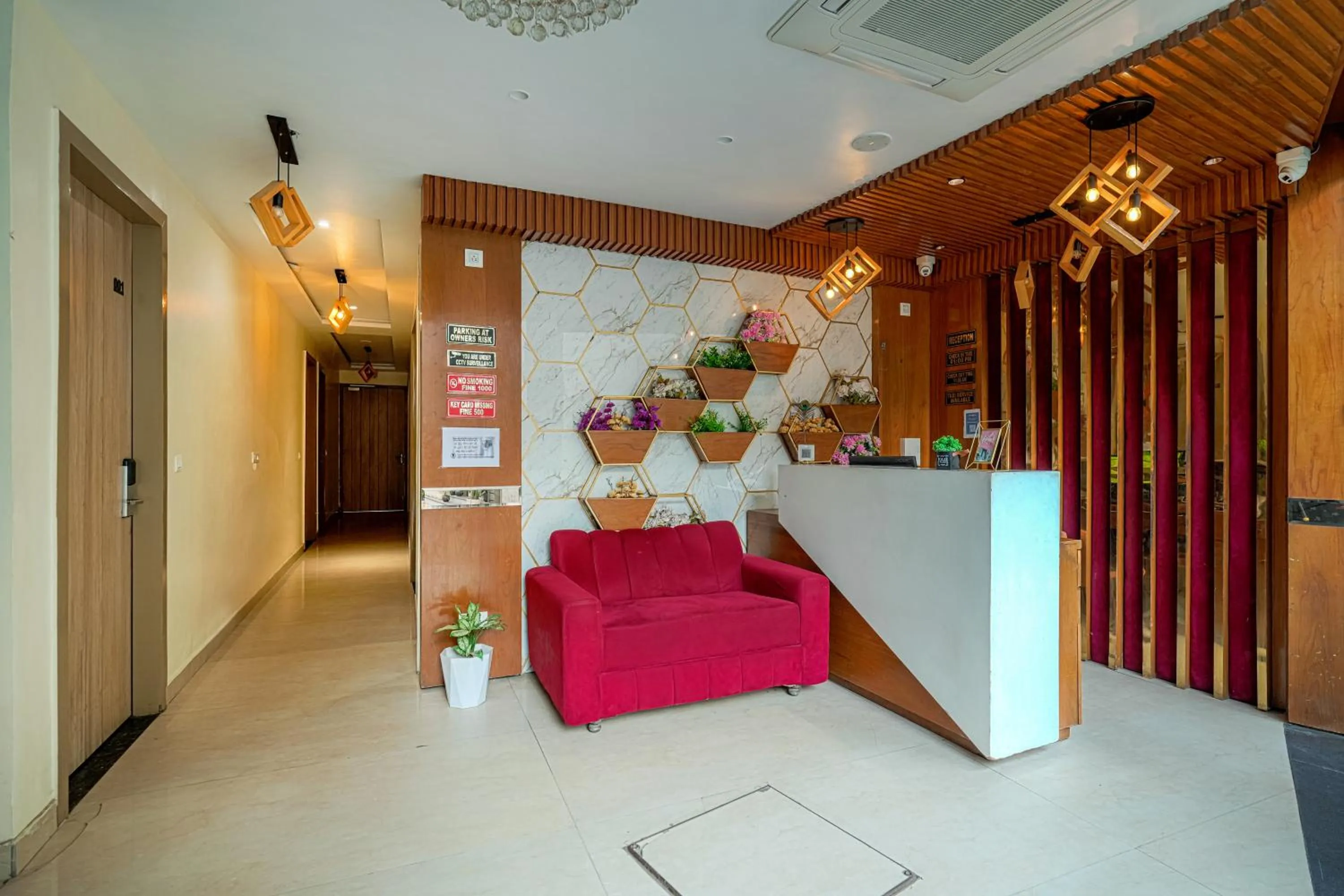 Lobby or reception in Hotel Global Inn