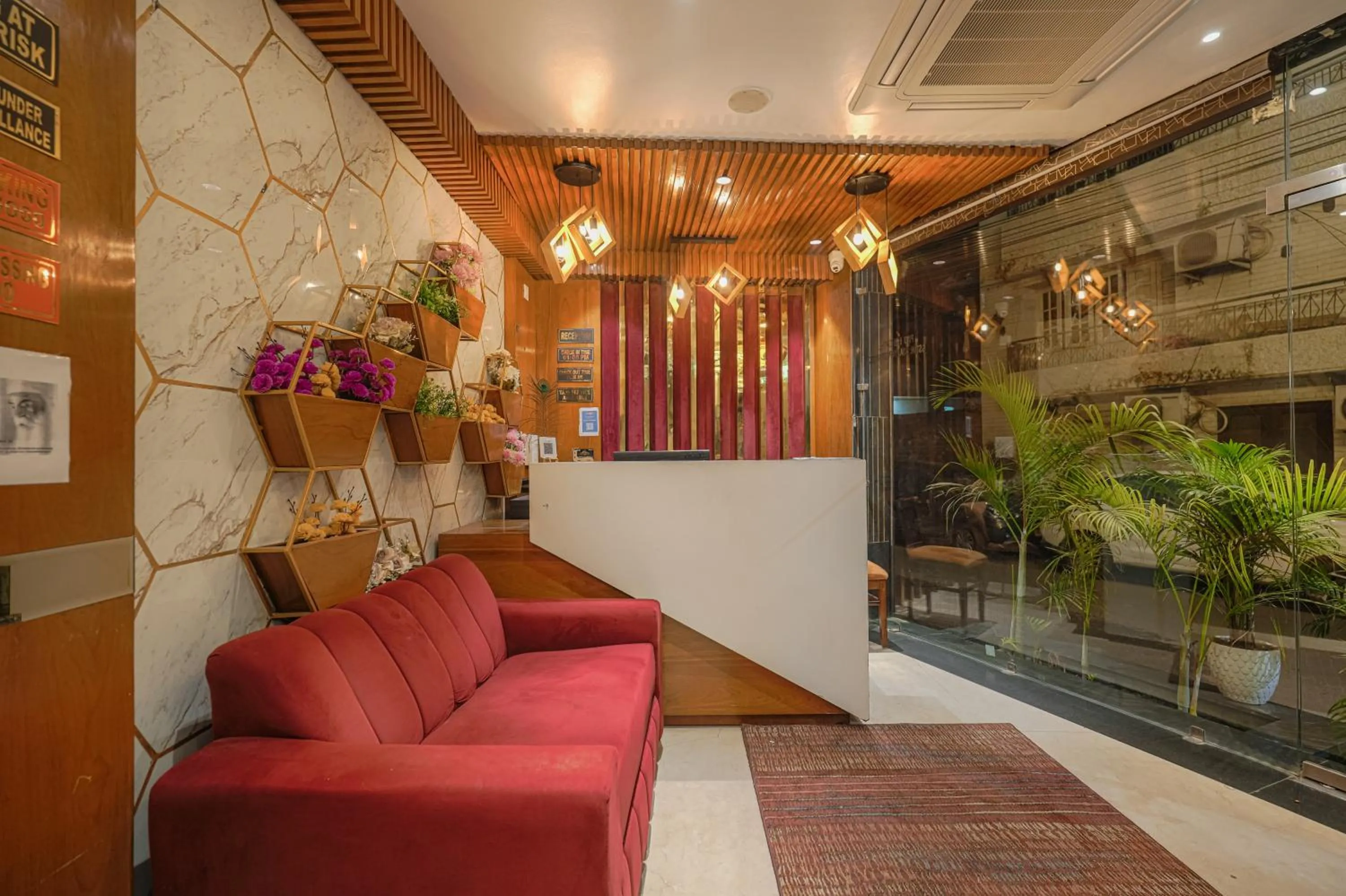 Lobby or reception in Hotel Global Inn