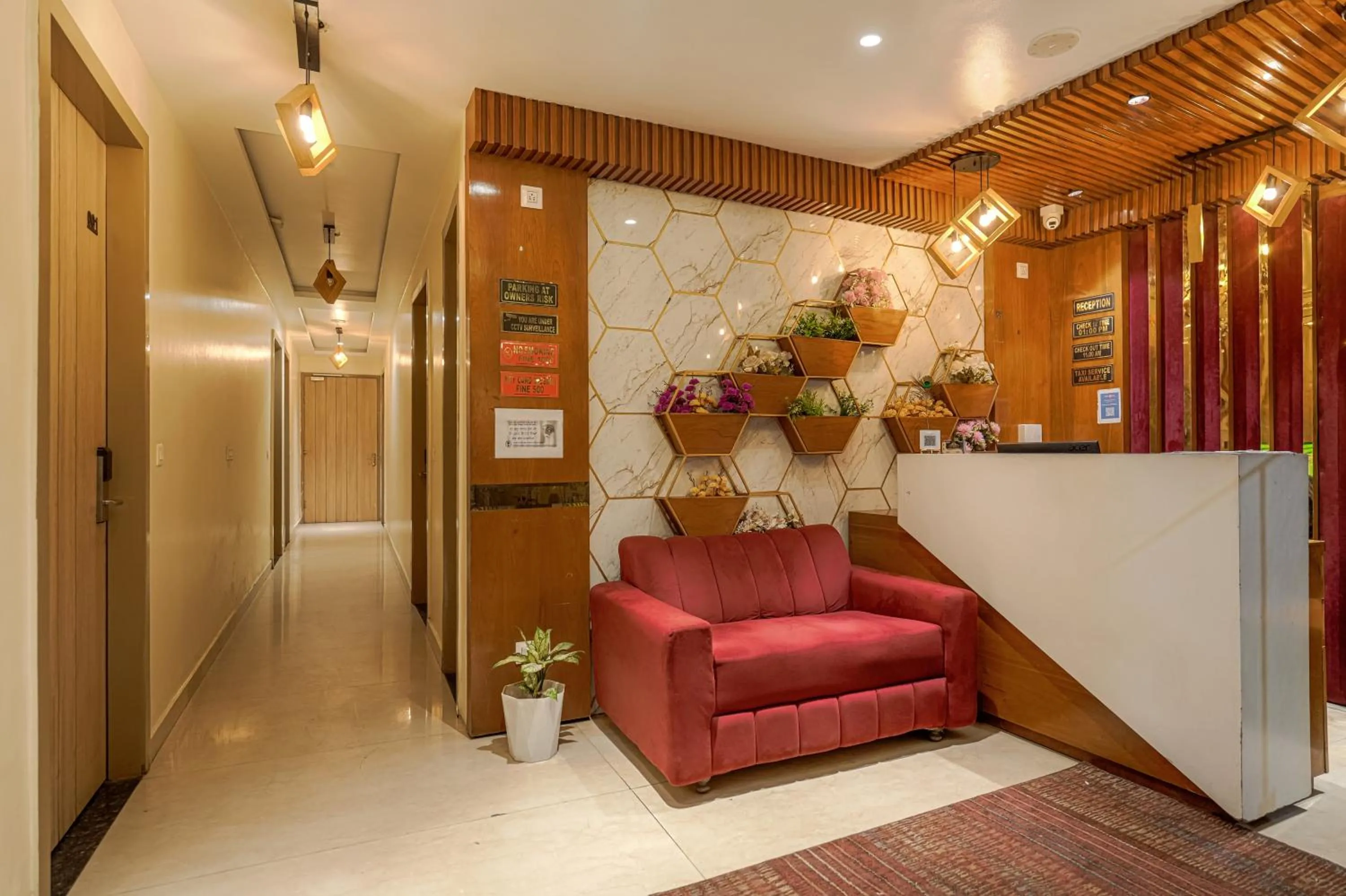 Lobby or reception in Hotel Global Inn