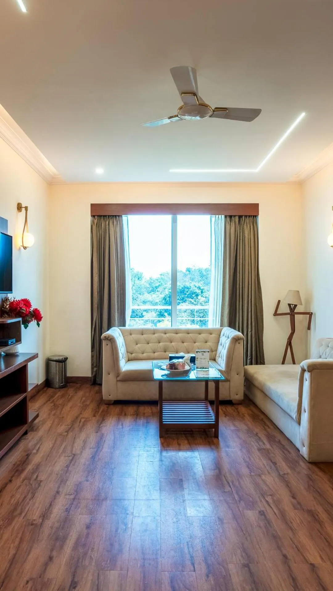 View (from property/room) in Vagator Downtown By VDP