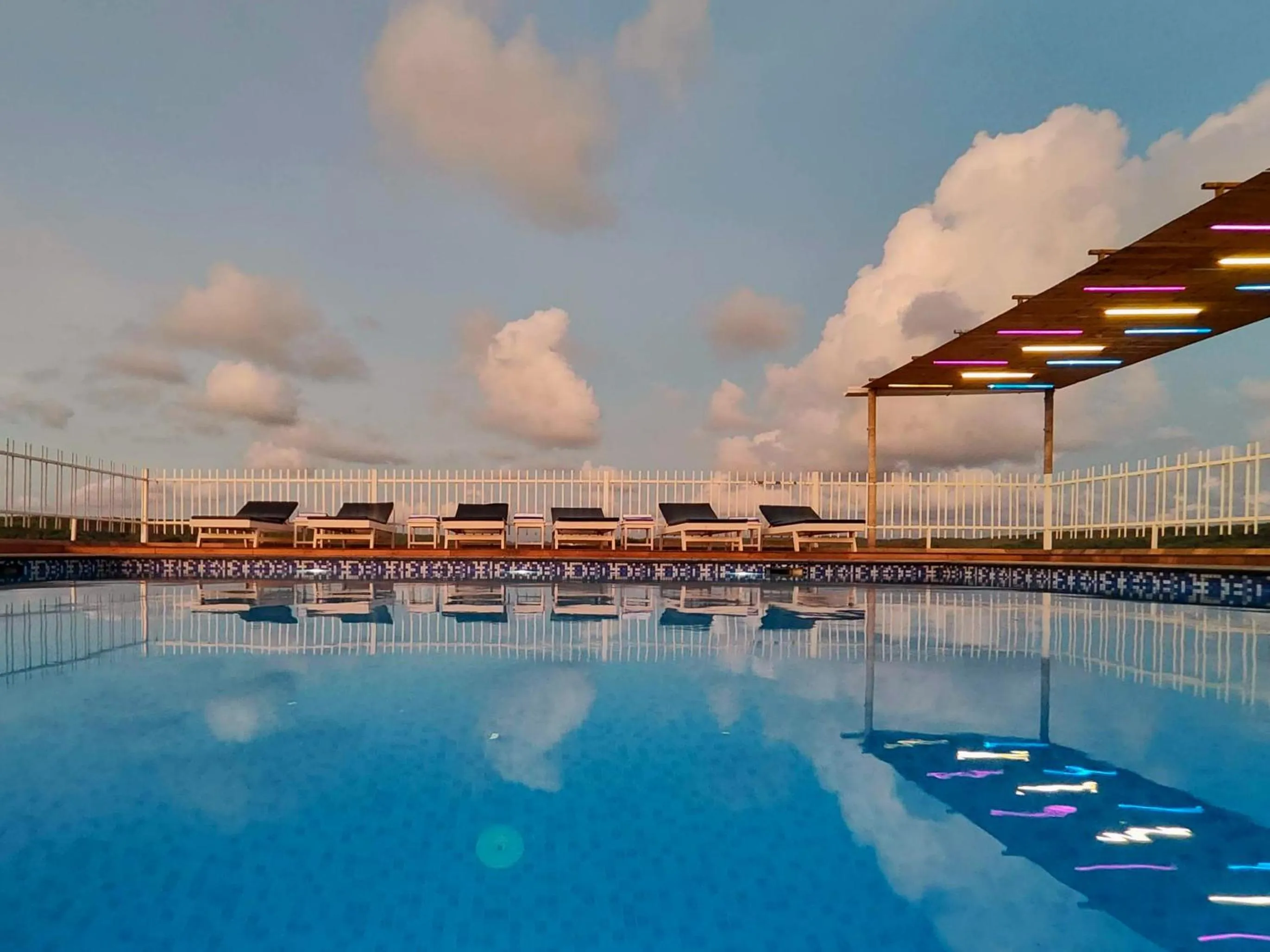 Swimming pool in Vagator Downtown By VDP