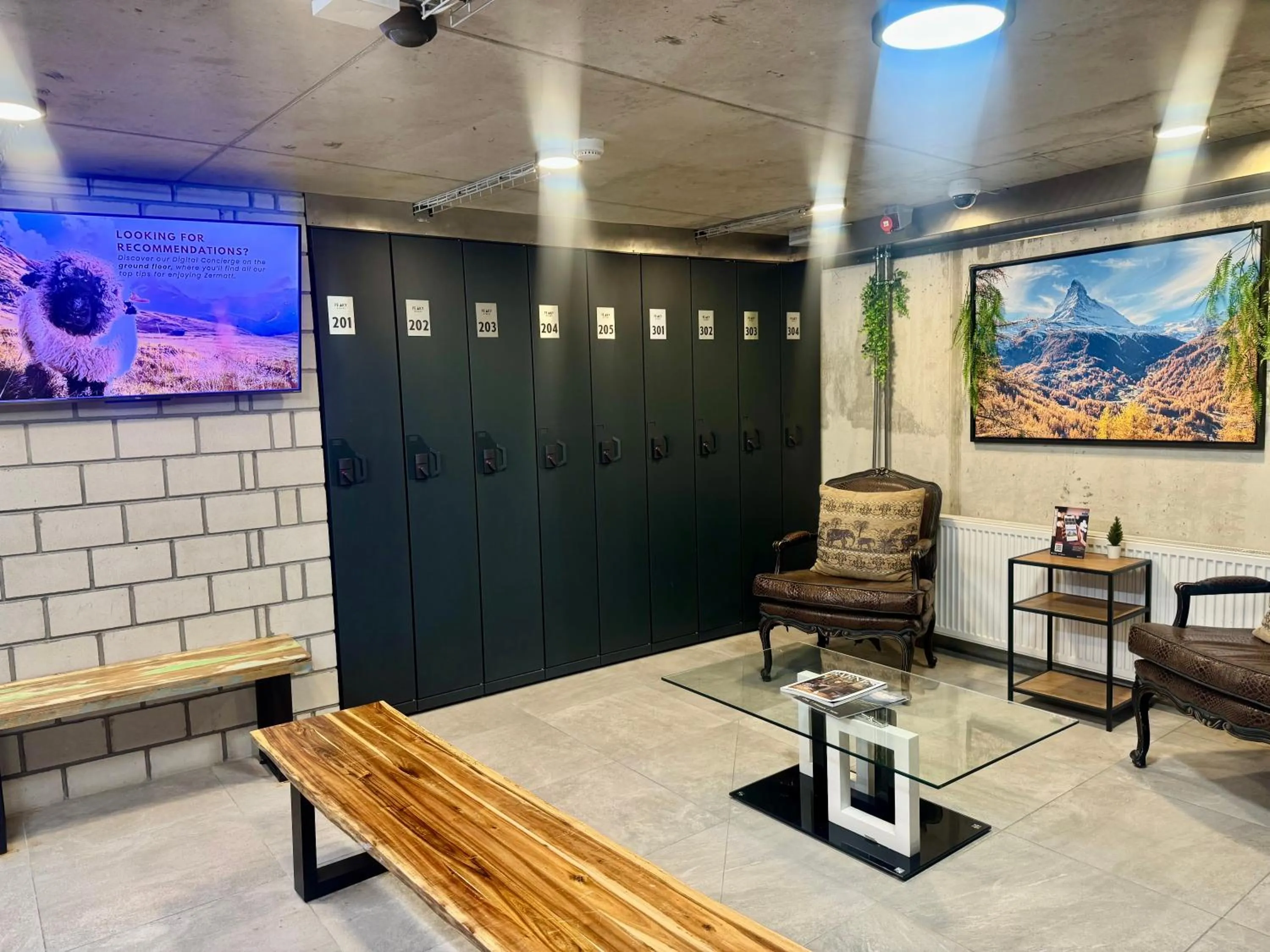 storage in Peaky Riders Self Check-in Hotel