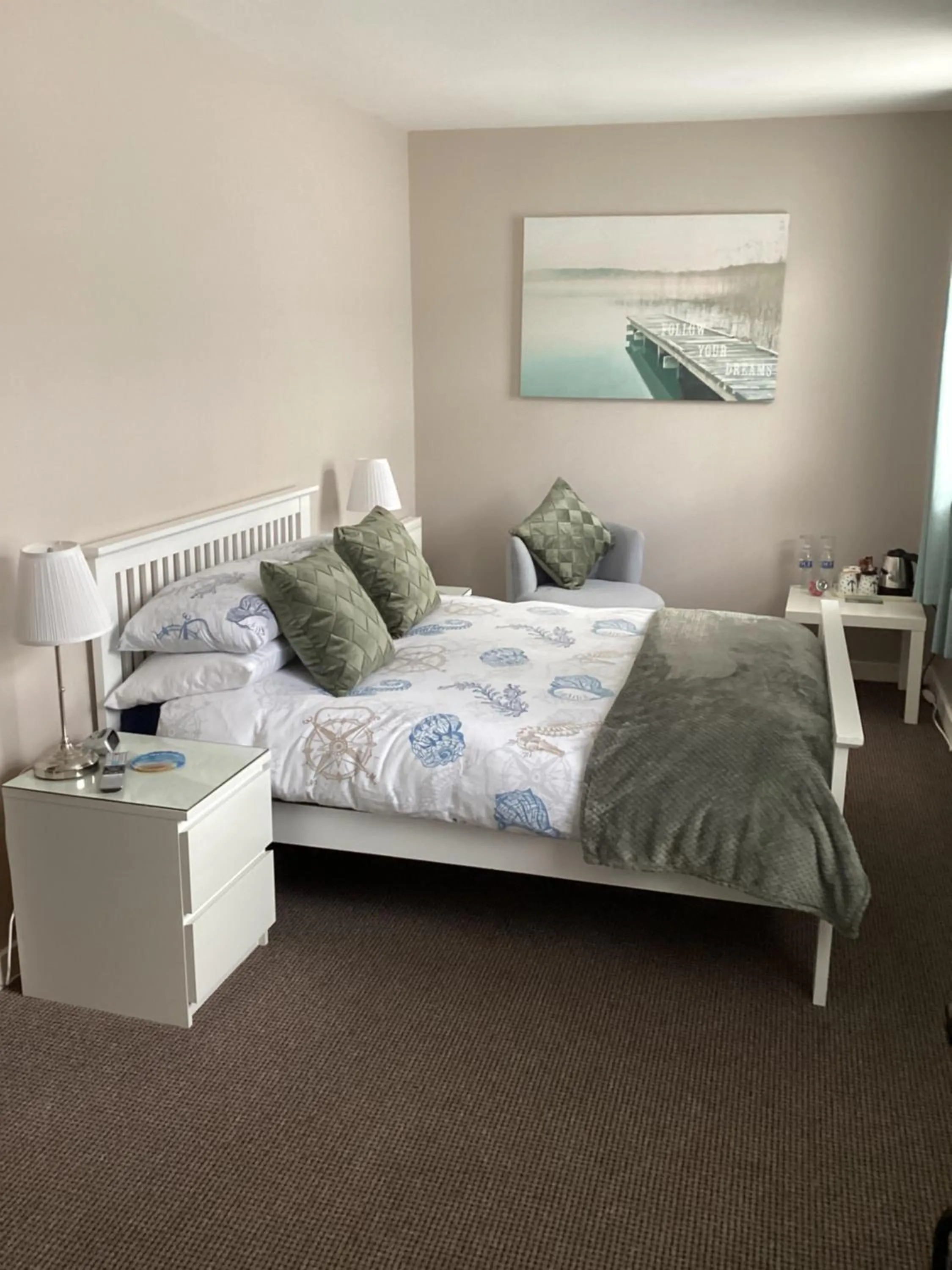 Bedroom, Bed in By the Seaside