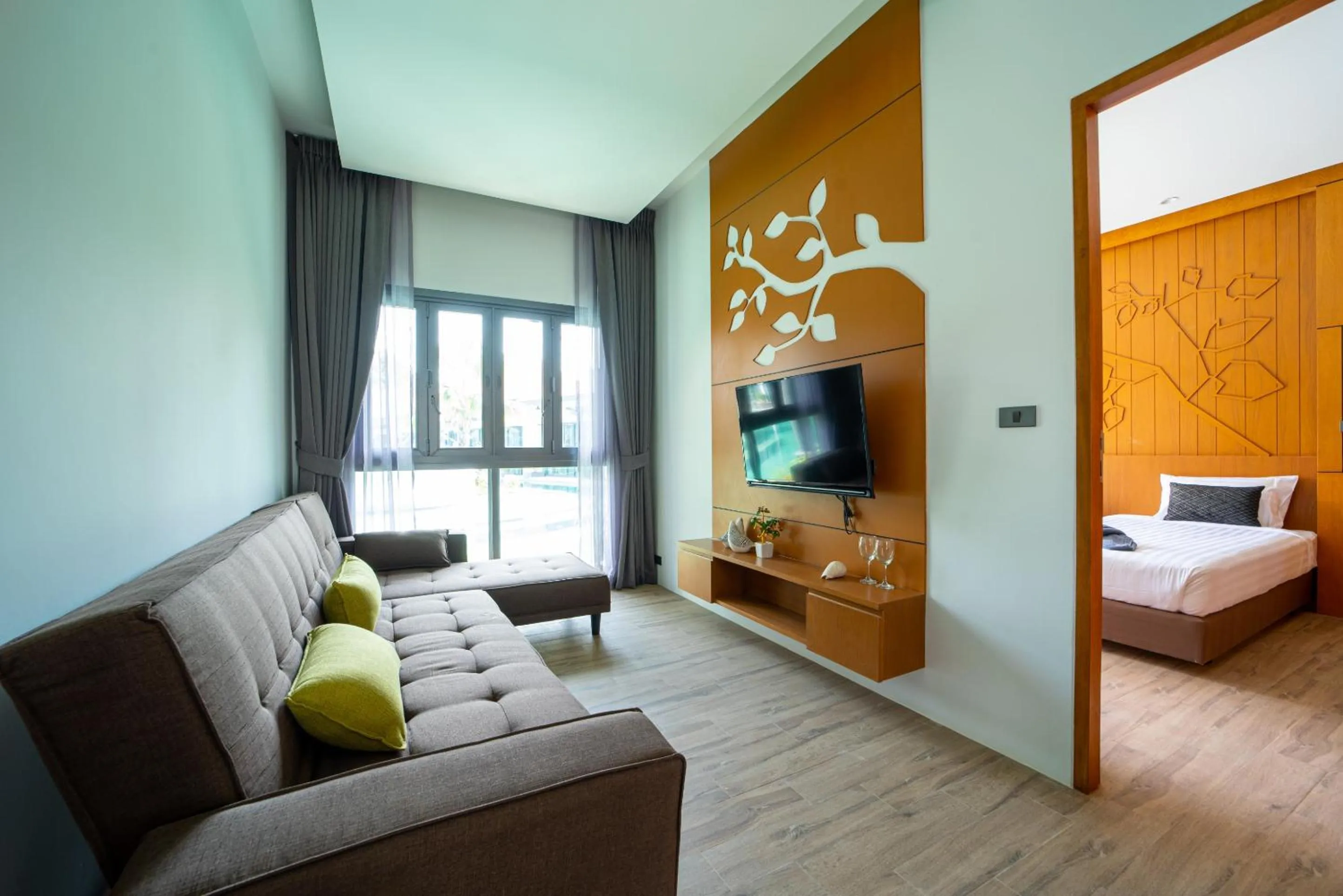 Living room, Bed in Tajh Pool Villas